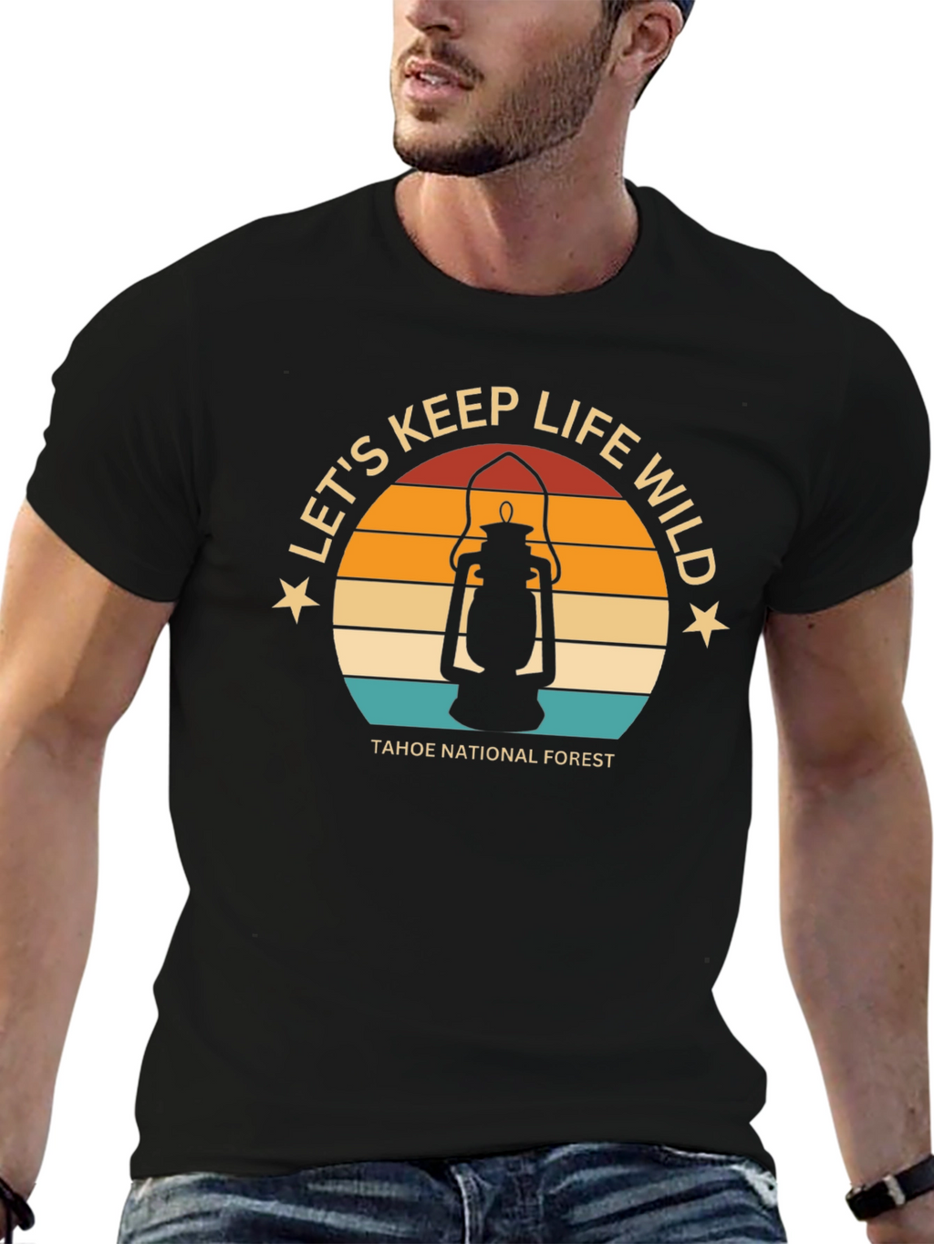 Tahoe National Forest Lets Keep Life Wild T-Shirt