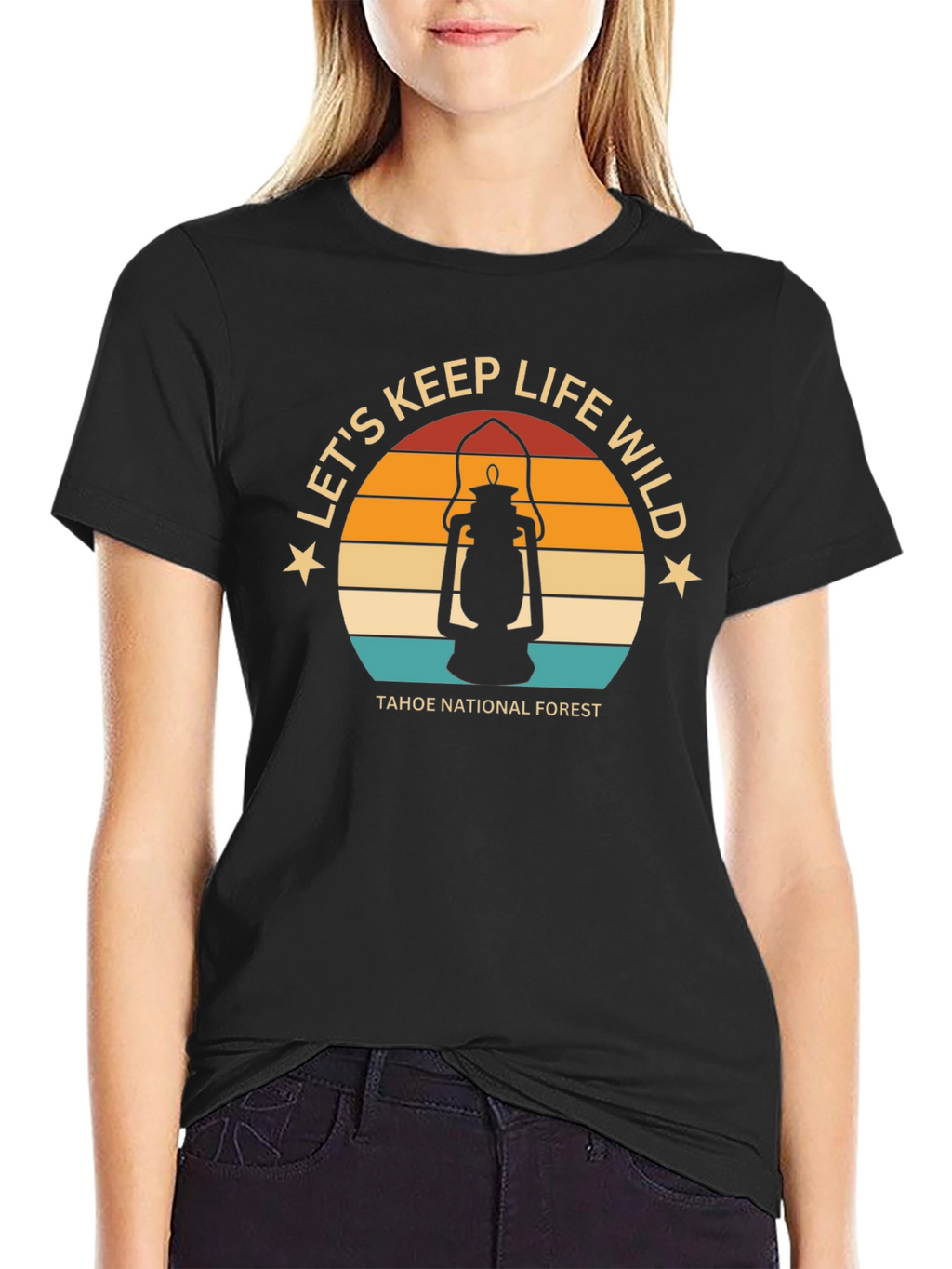 Tahoe National Forest Lets Keep Life Wild T-Shirt