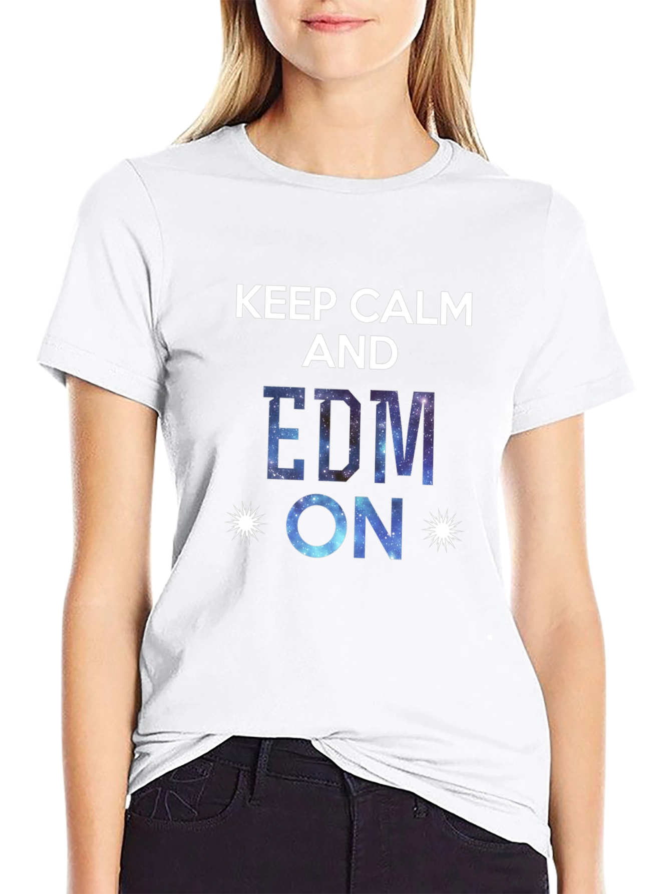 Keep Calm and EDM On Graphic T-Shirt