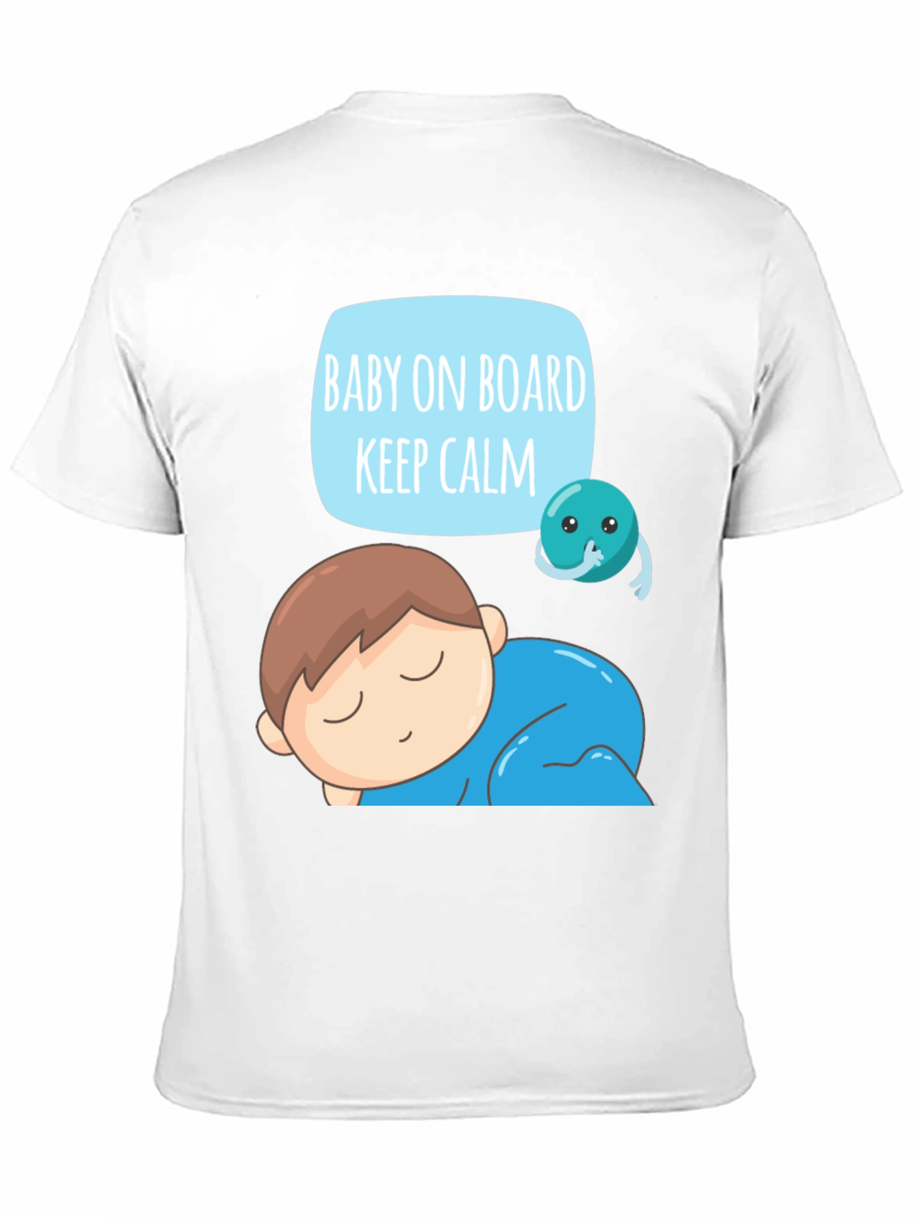 Baby On Board Keep Calm Graphic T-Shirt