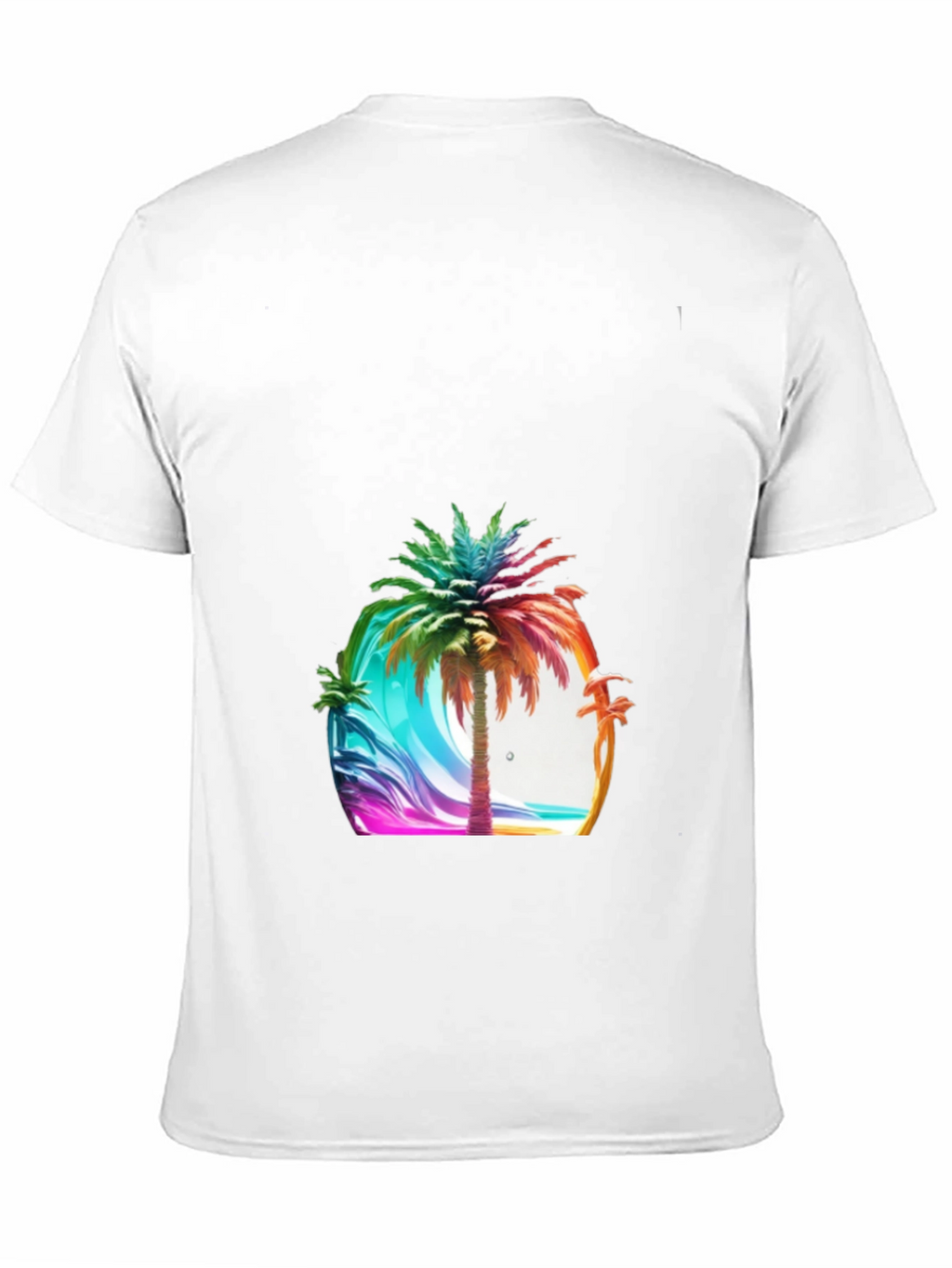 Vibrant Palm Tree Graphic Tee - Island Vibes