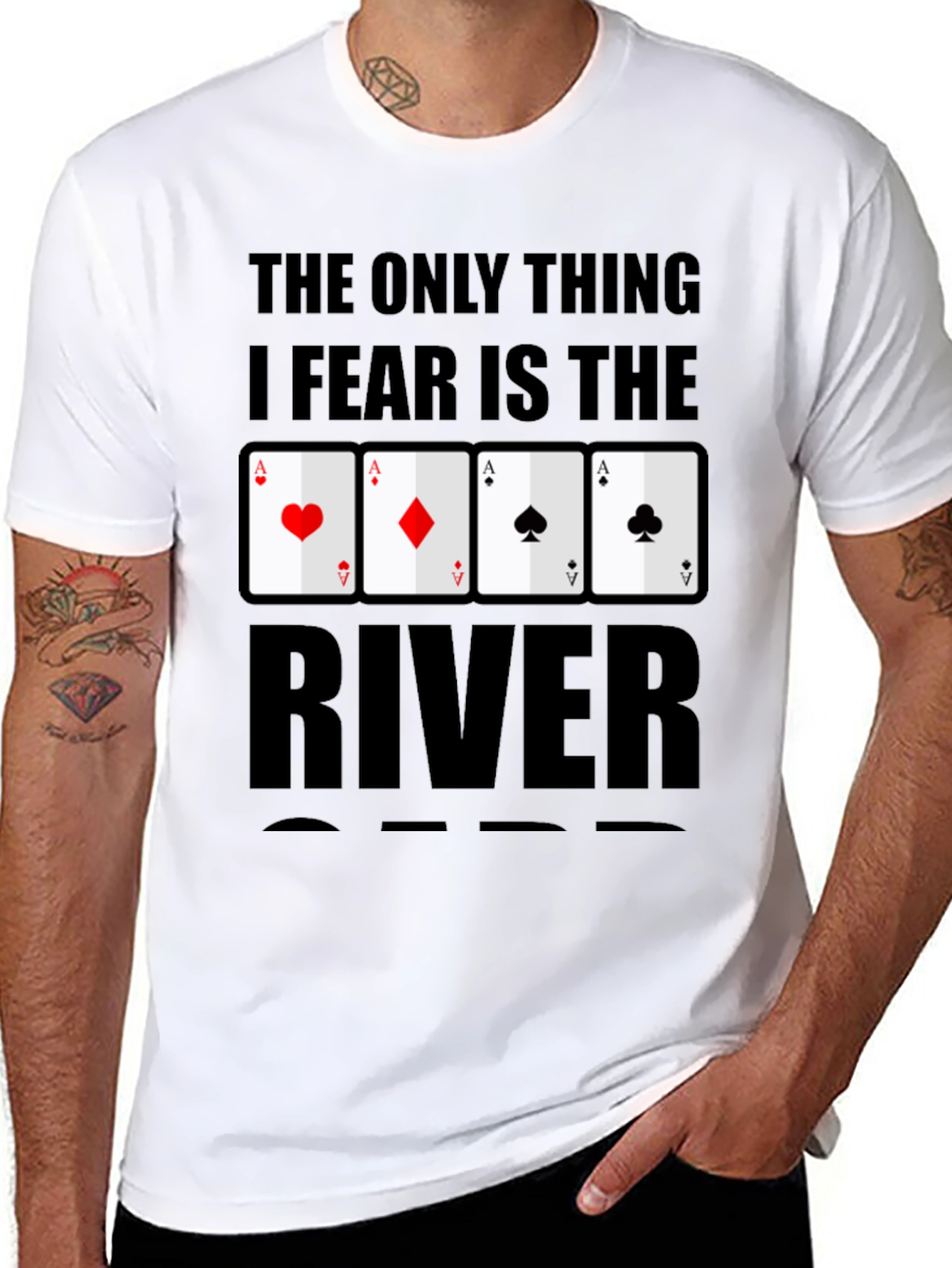 Poker Player T-Shirt - The River