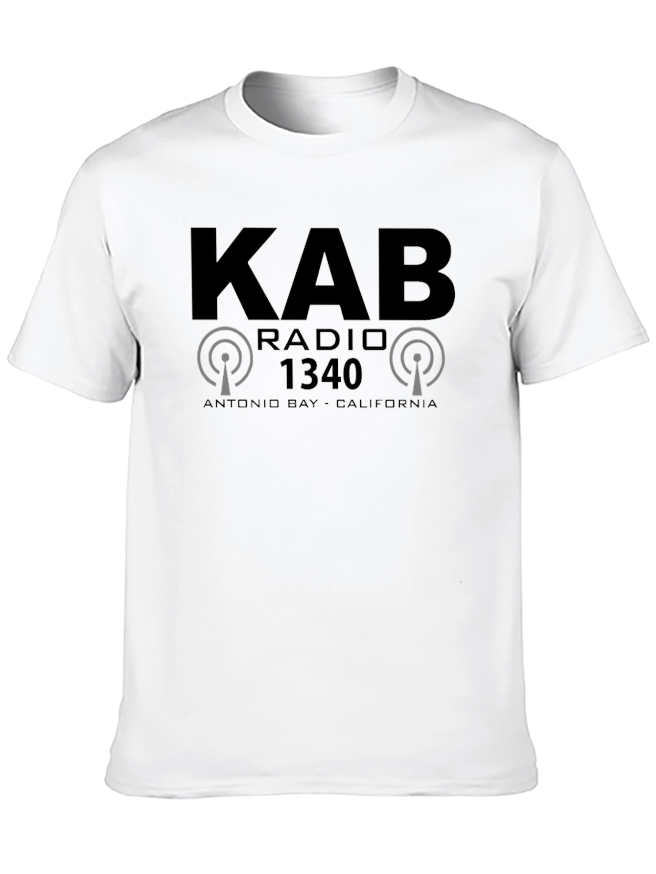 KAB Radio 1340 Black Graphic Tee