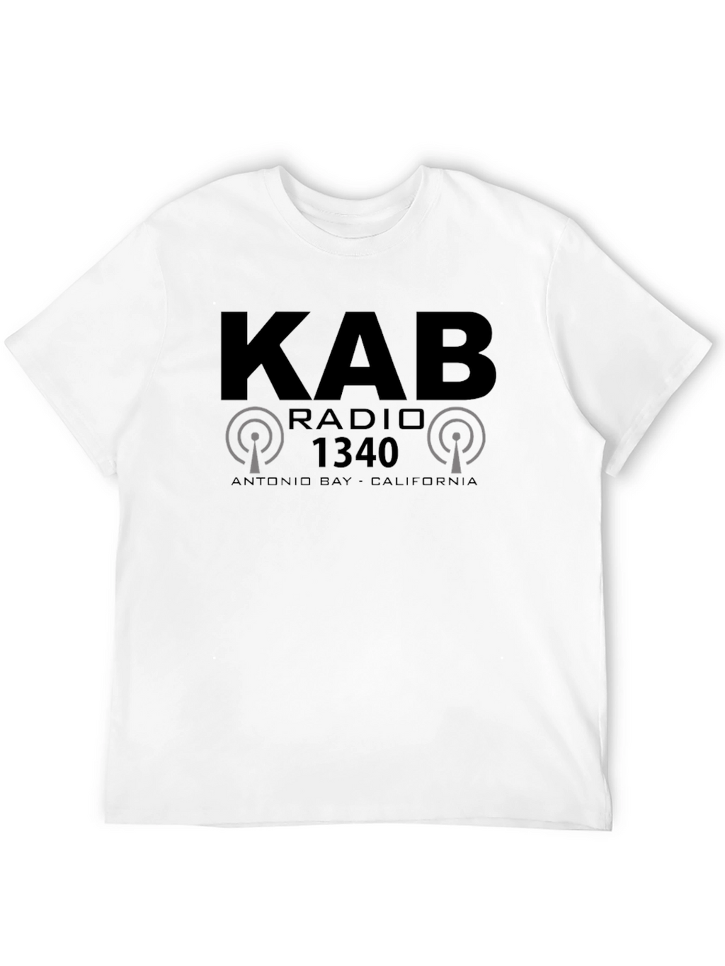 KAB Radio 1340 Black Graphic Tee