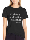 Existential Rebellion T-Shirt - Albert Camus Quote