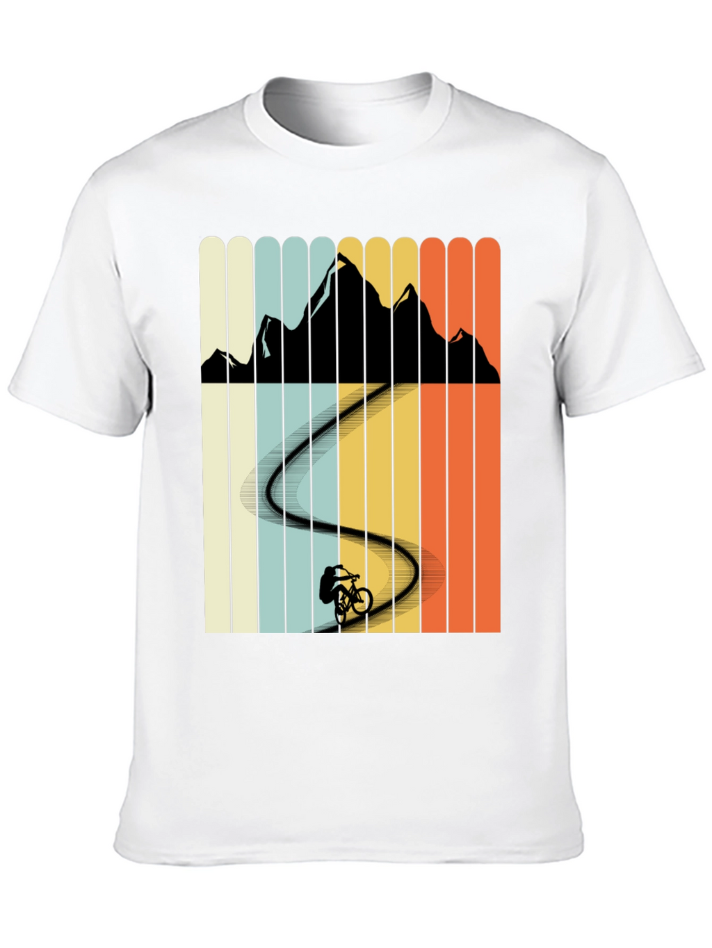 Mountain Biker Retro T-Shirt
