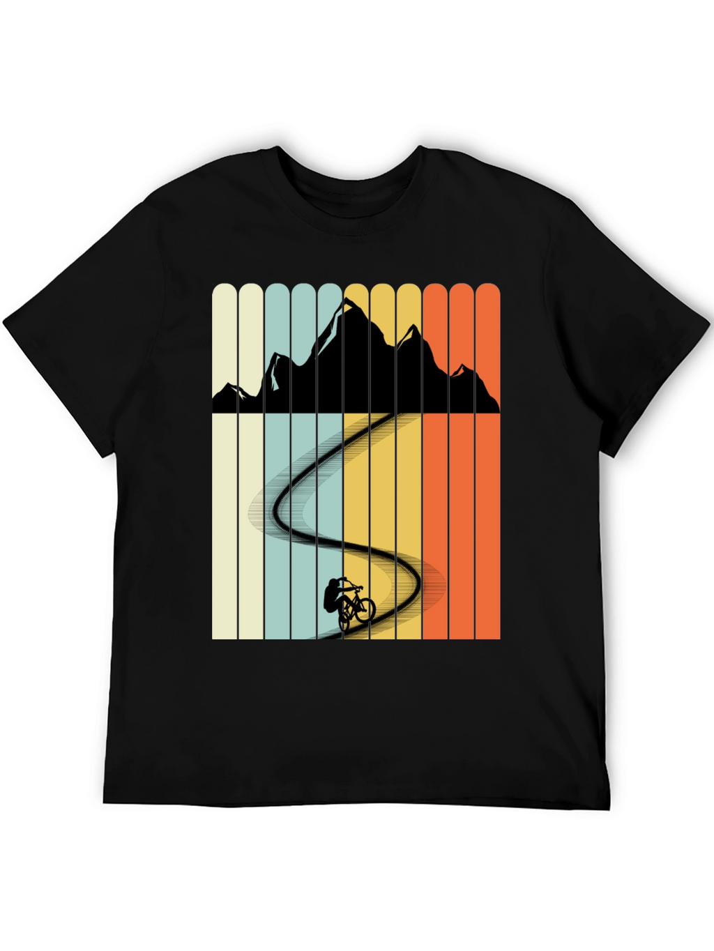 Mountain Biker Retro T-Shirt