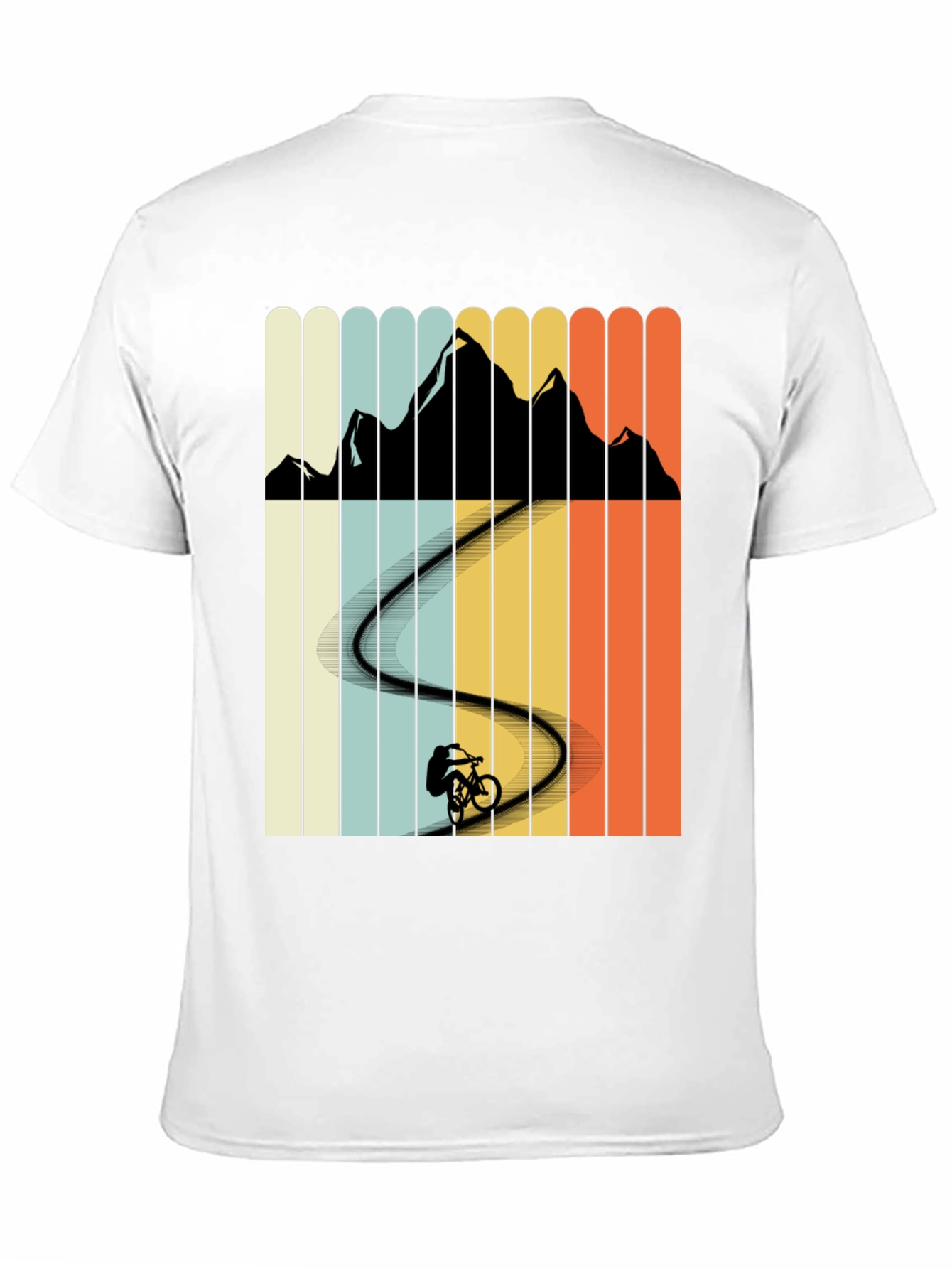 Mountain Biker Retro T-Shirt