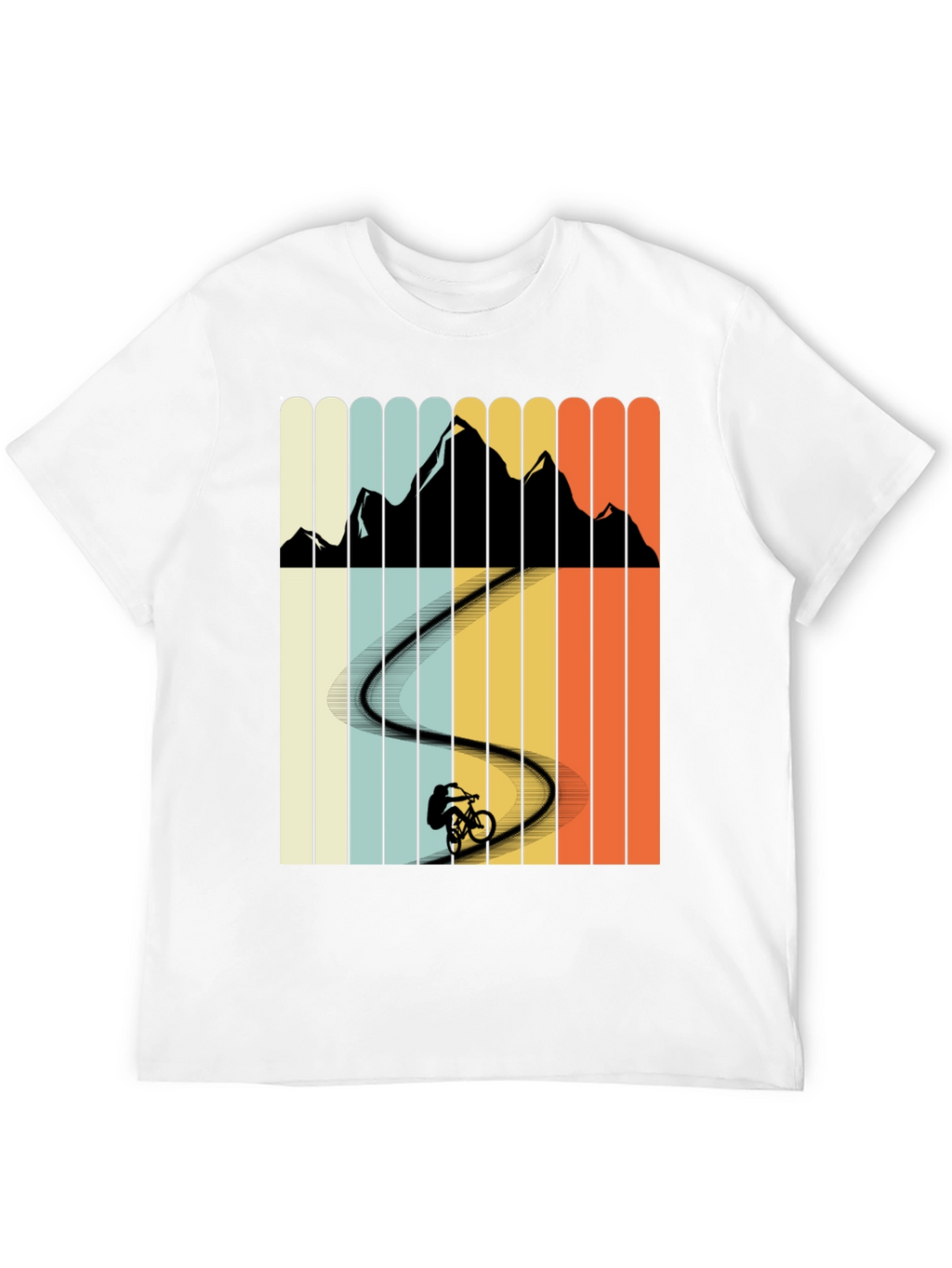 Mountain Biker Retro T-Shirt