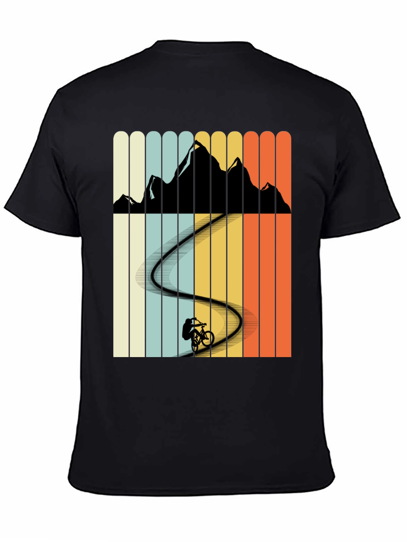 Mountain Biker Retro T-Shirt