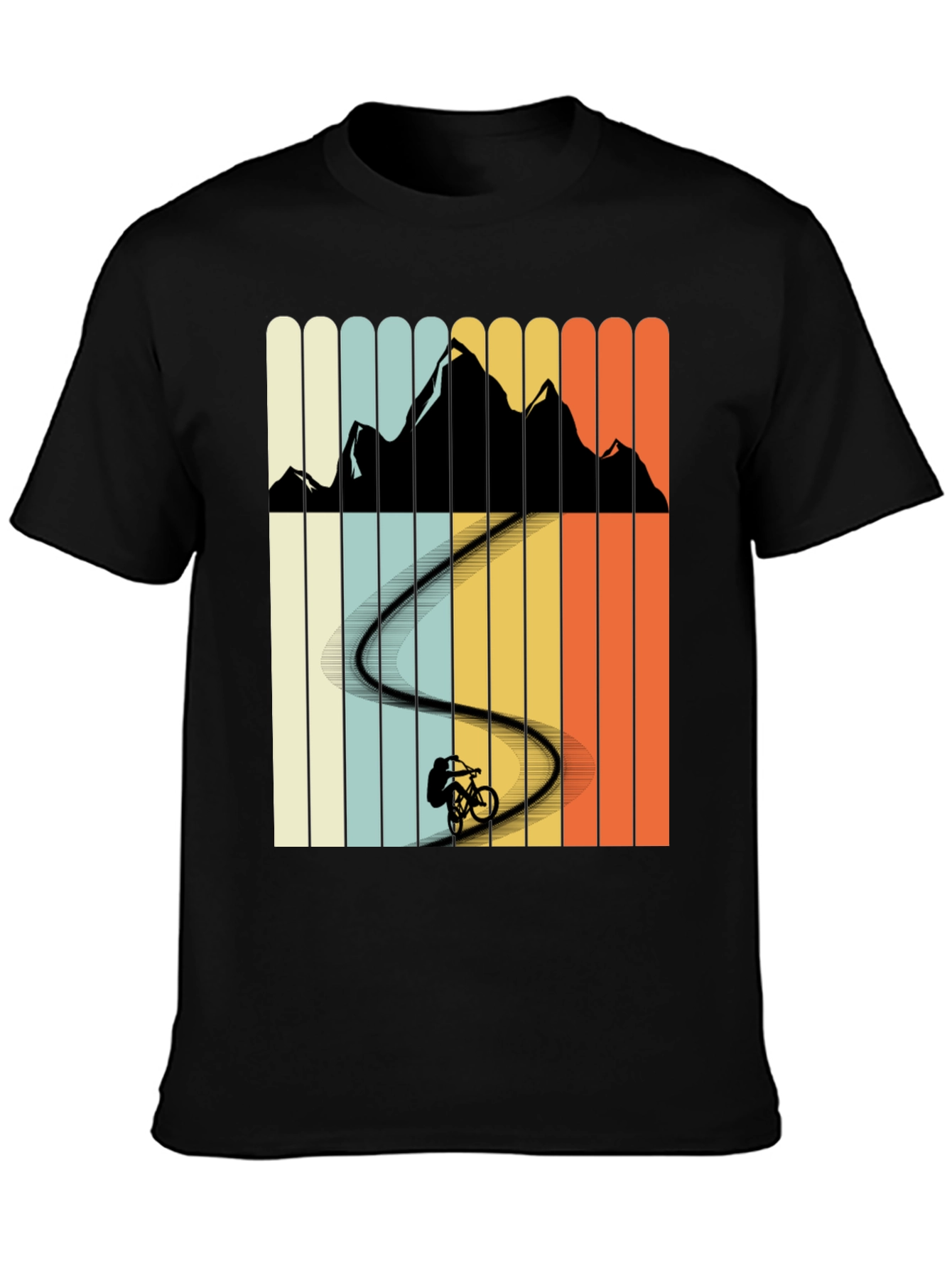 Mountain Biker Retro T-Shirt