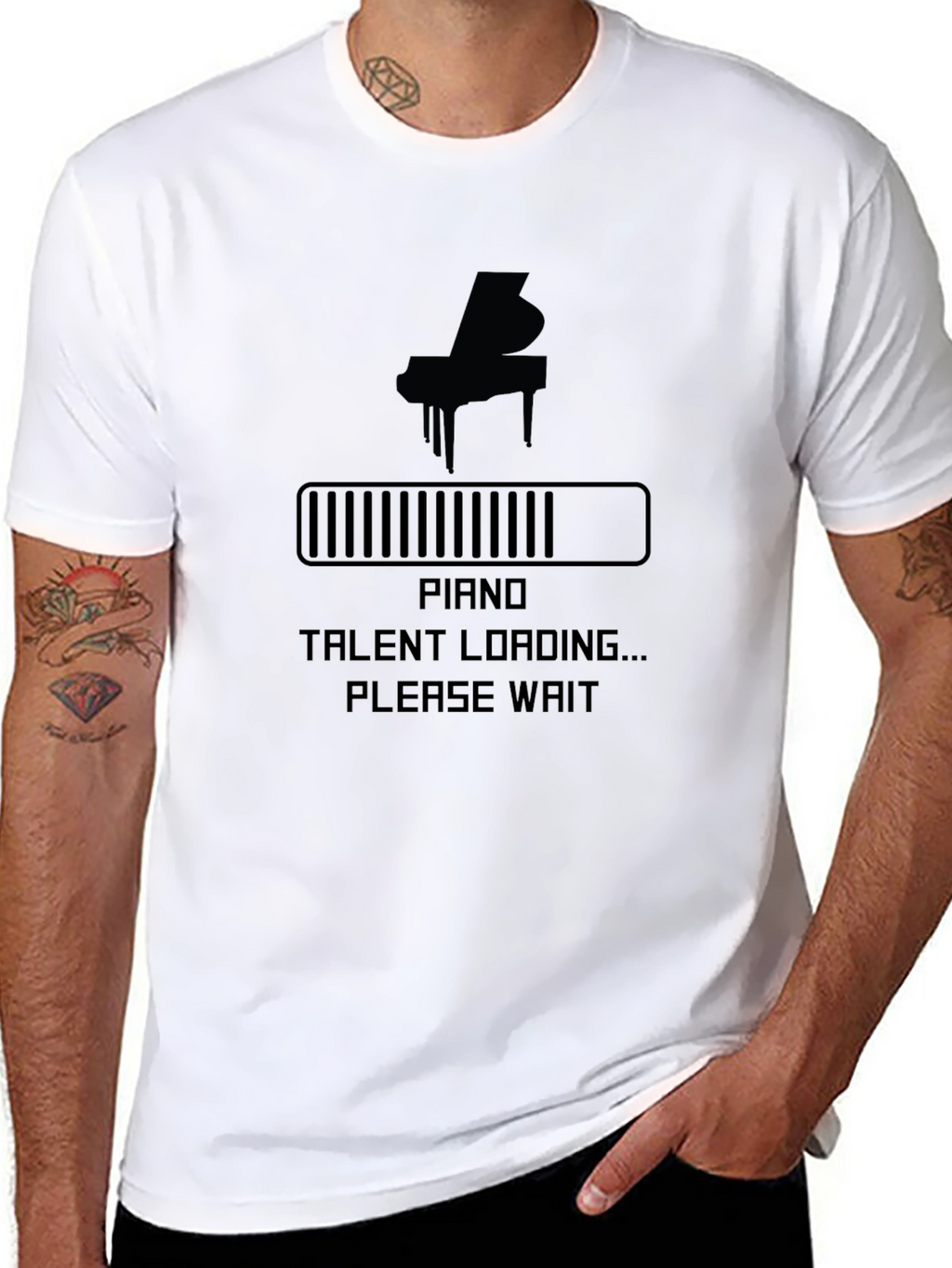 Piano Talent Loading T-Shirt - Musician Gift