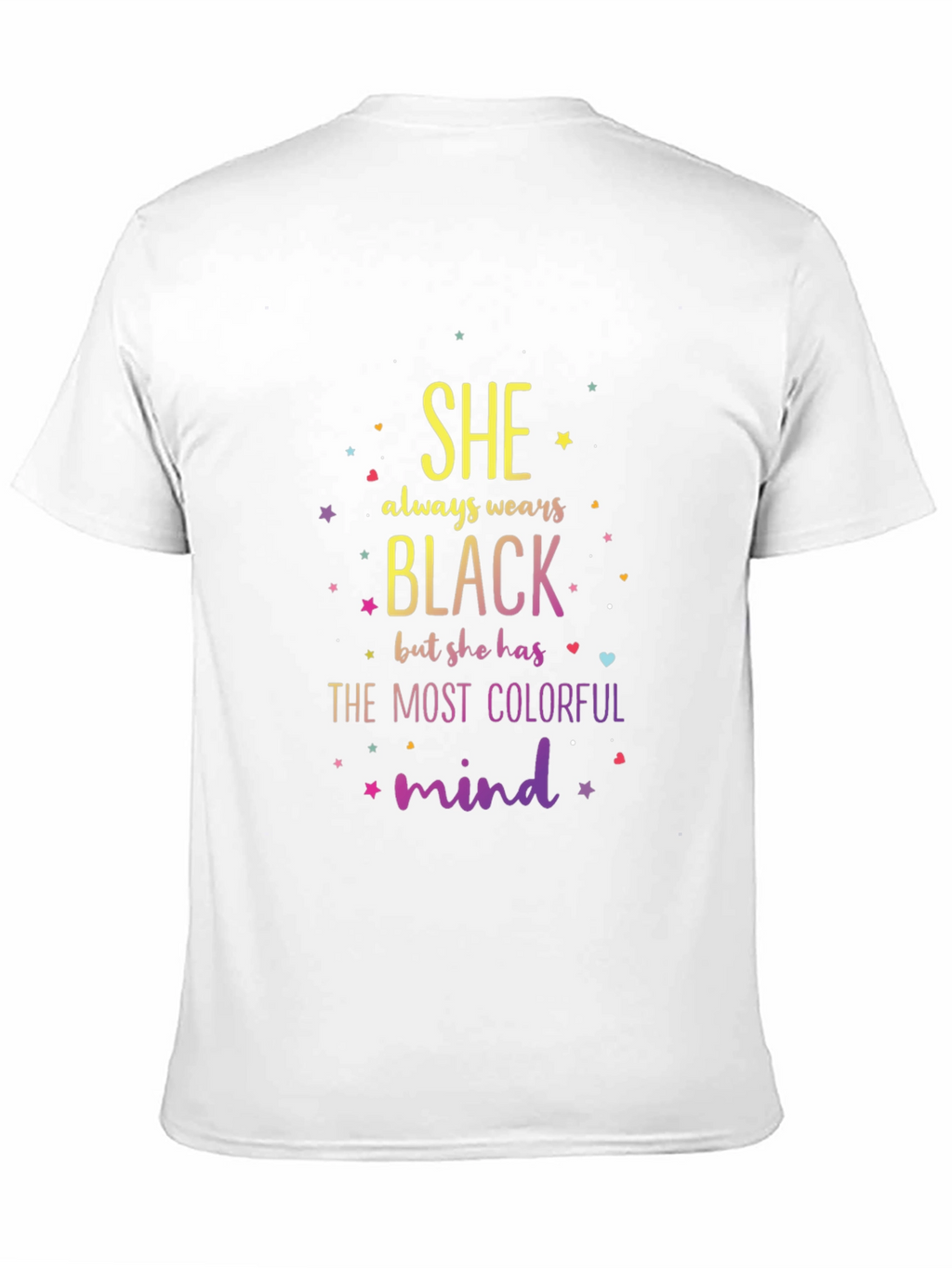 Colorful Mind Black T-Shirt
