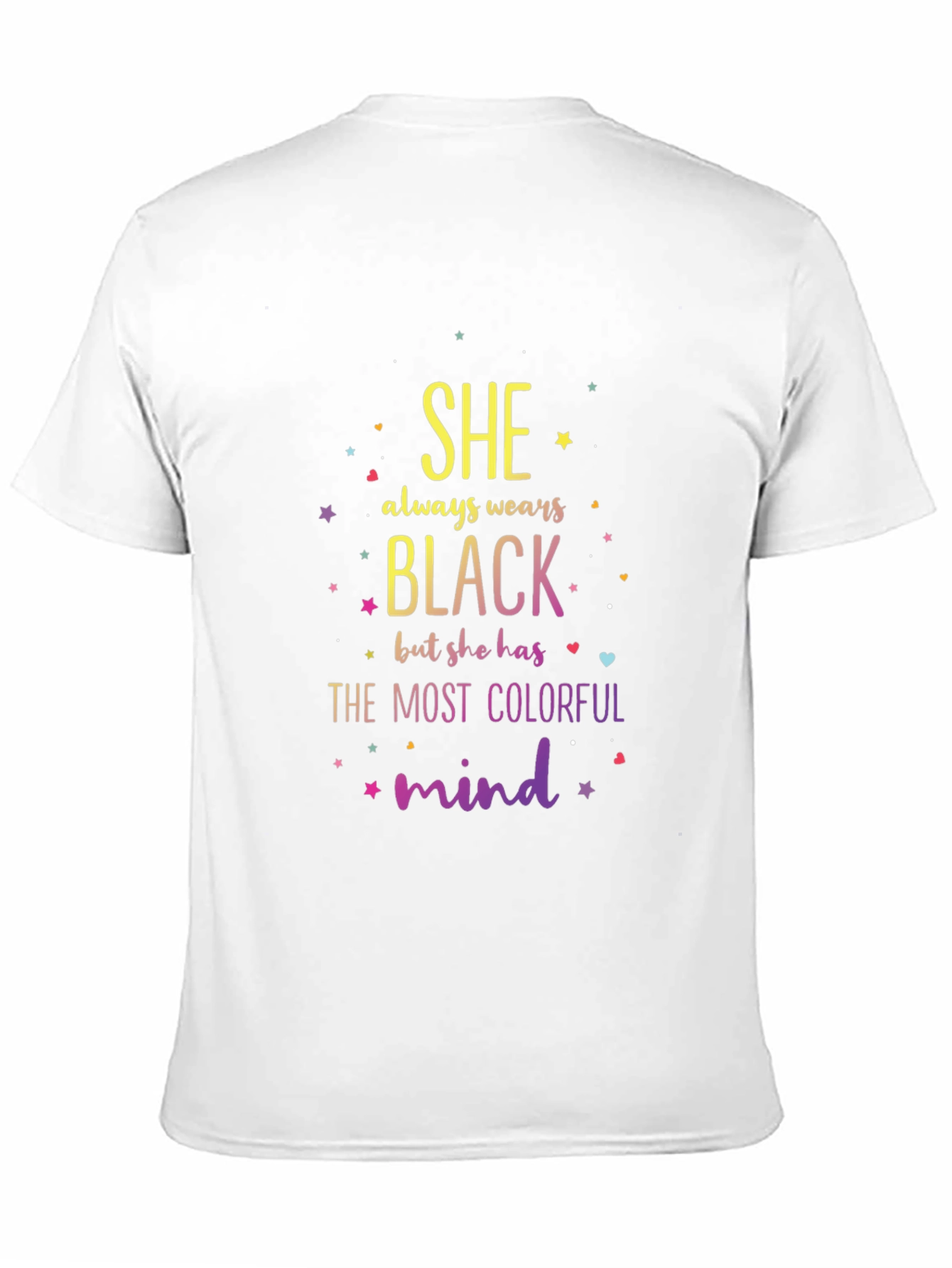 Colorful Mind Black T-Shirt
