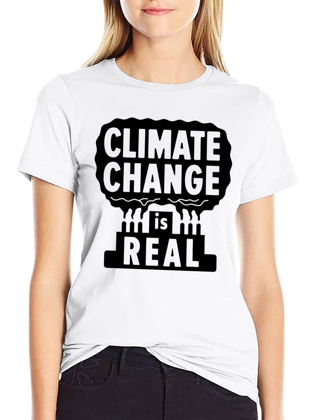 Climate Change is Real Graphic T-Shirt