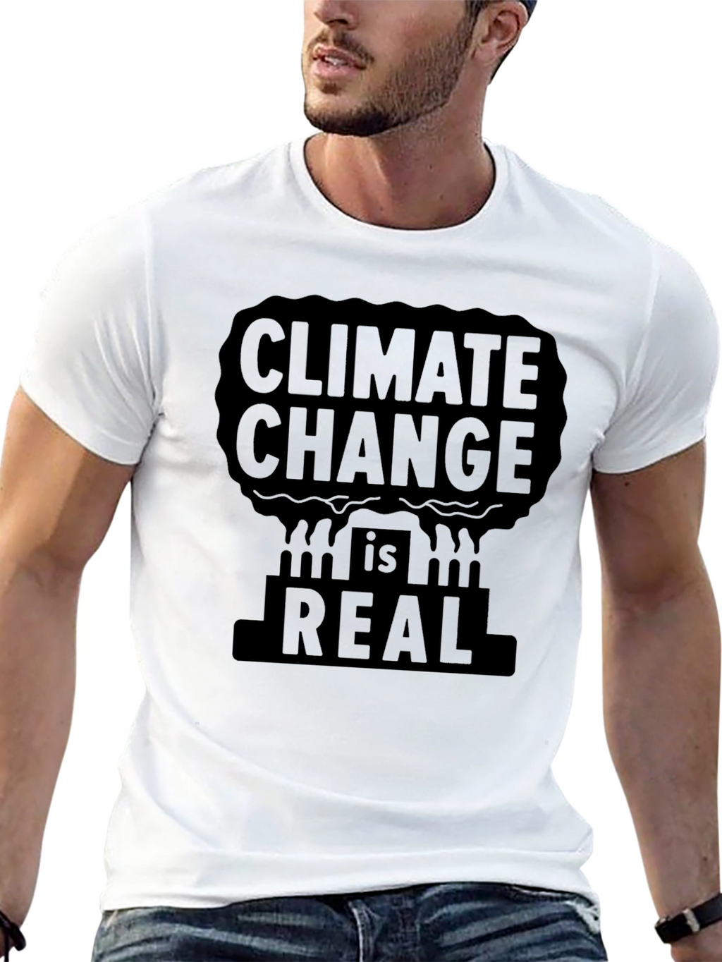 Climate Change is Real Graphic T-Shirt