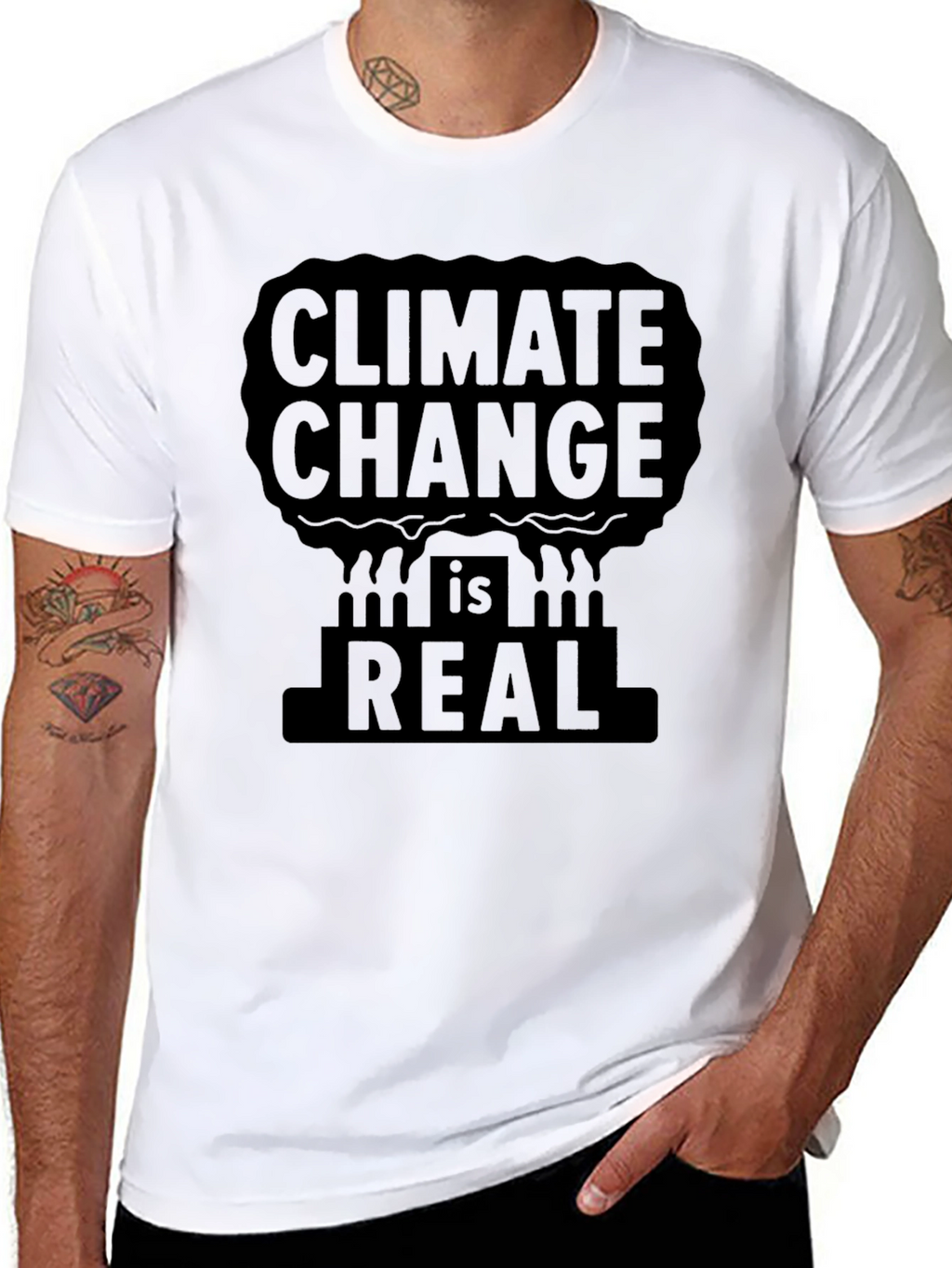 Climate Change is Real Graphic T-Shirt