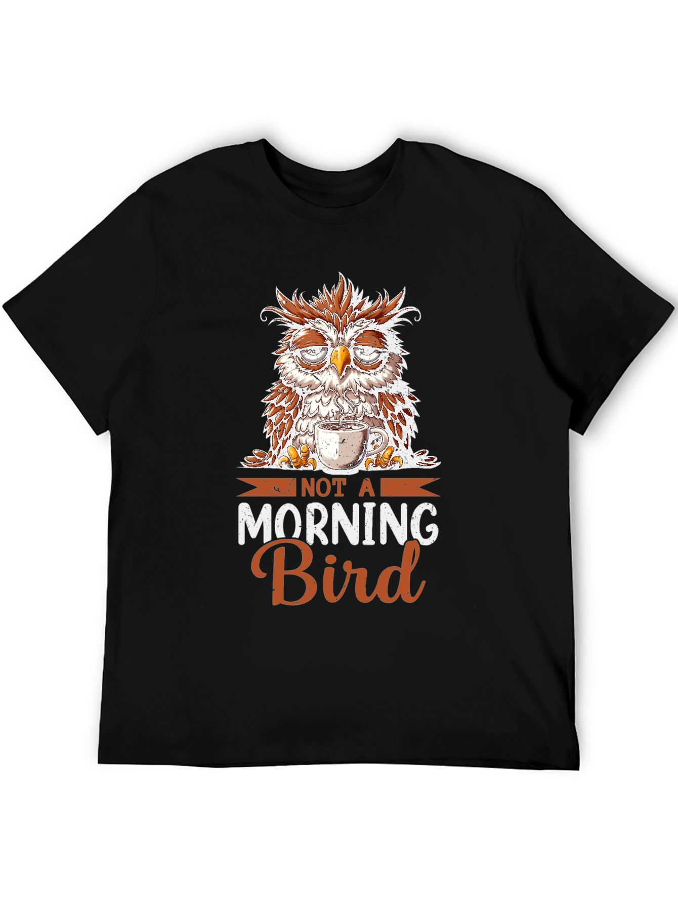 Not a Morning Bird Owl T-Shirt