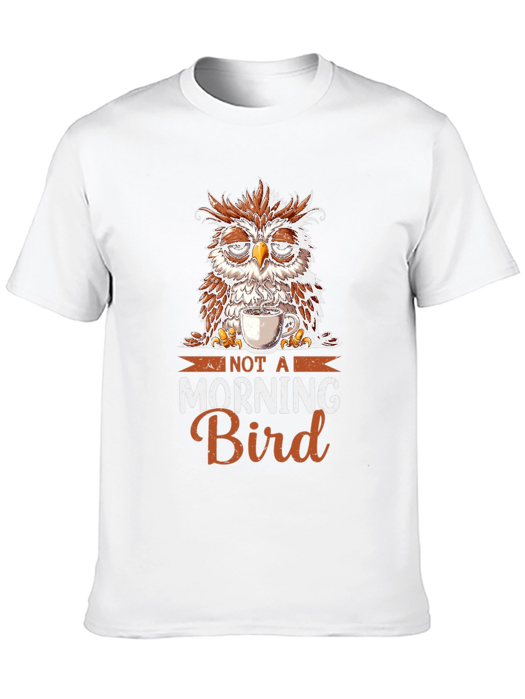 Not a Morning Bird Owl T-Shirt