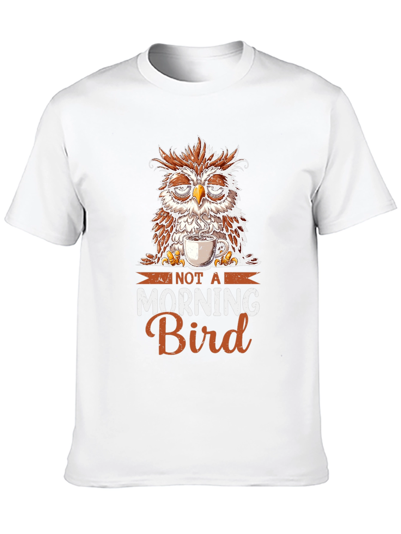 Not a Morning Bird Owl T-Shirt