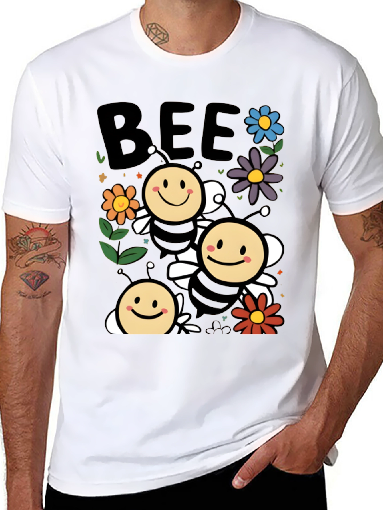 Cute Bee Graphic Tee