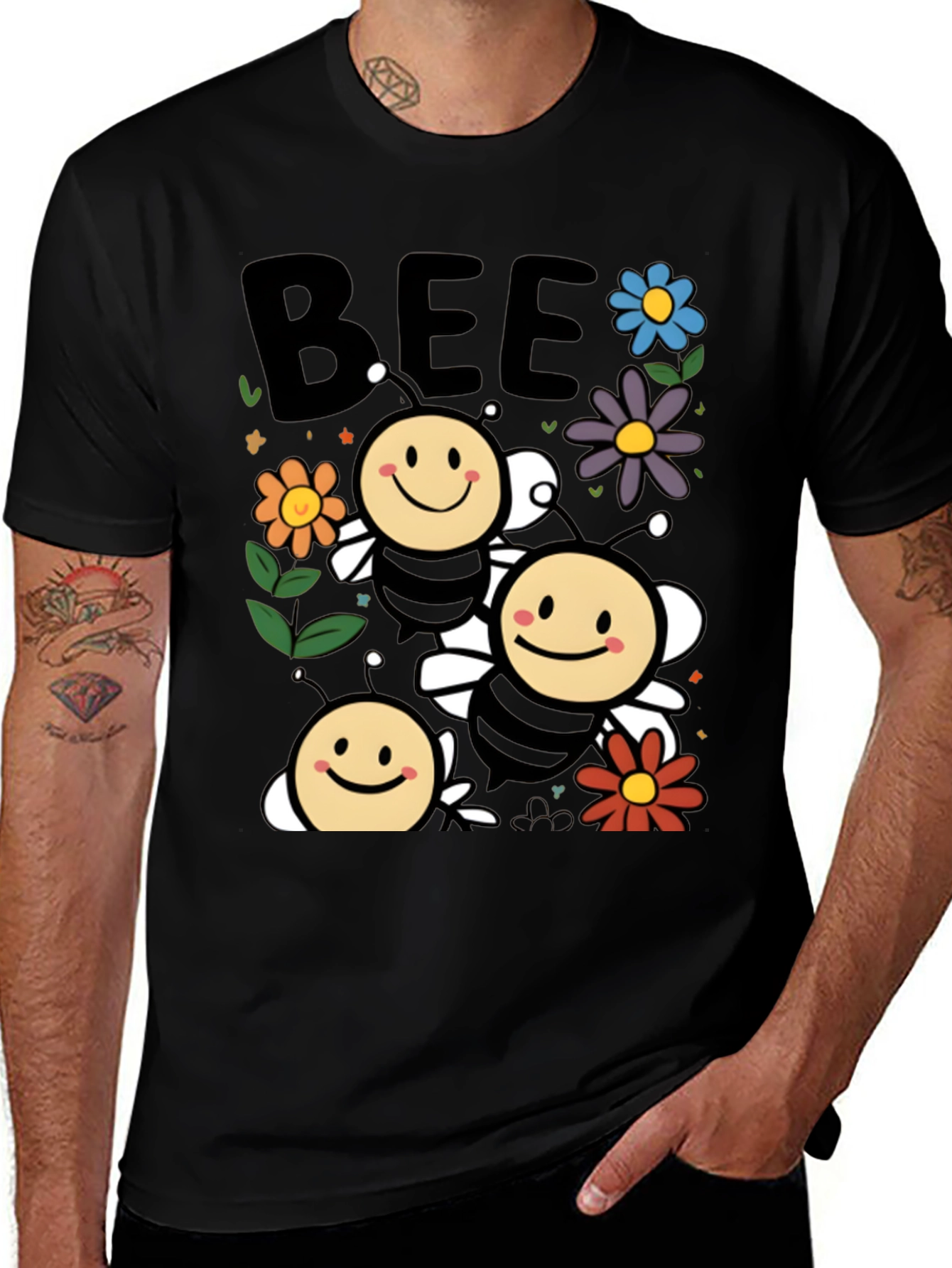 Cute Bee Graphic Tee