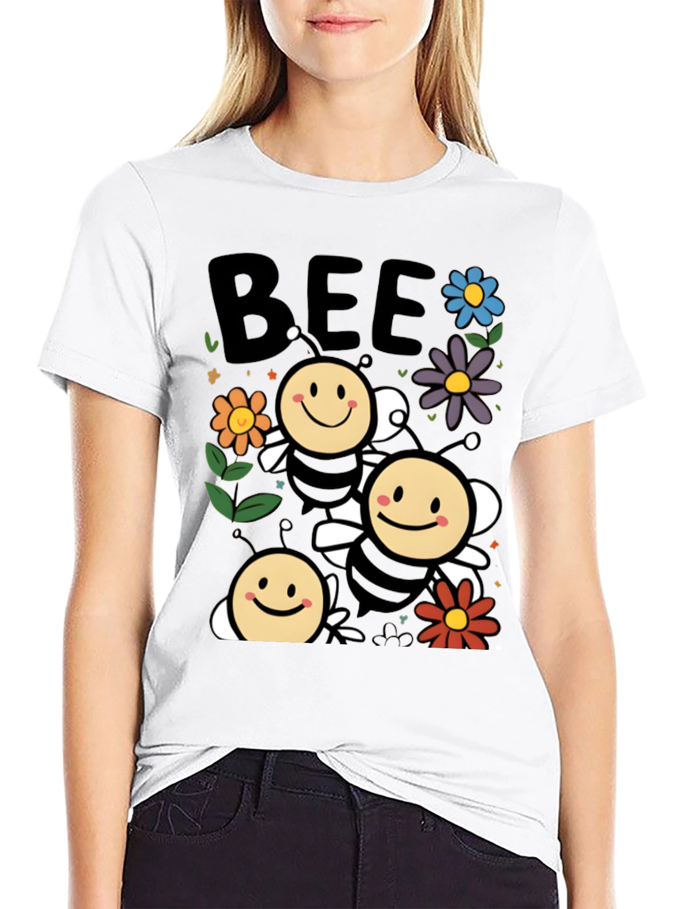Cute Bee Graphic Tee