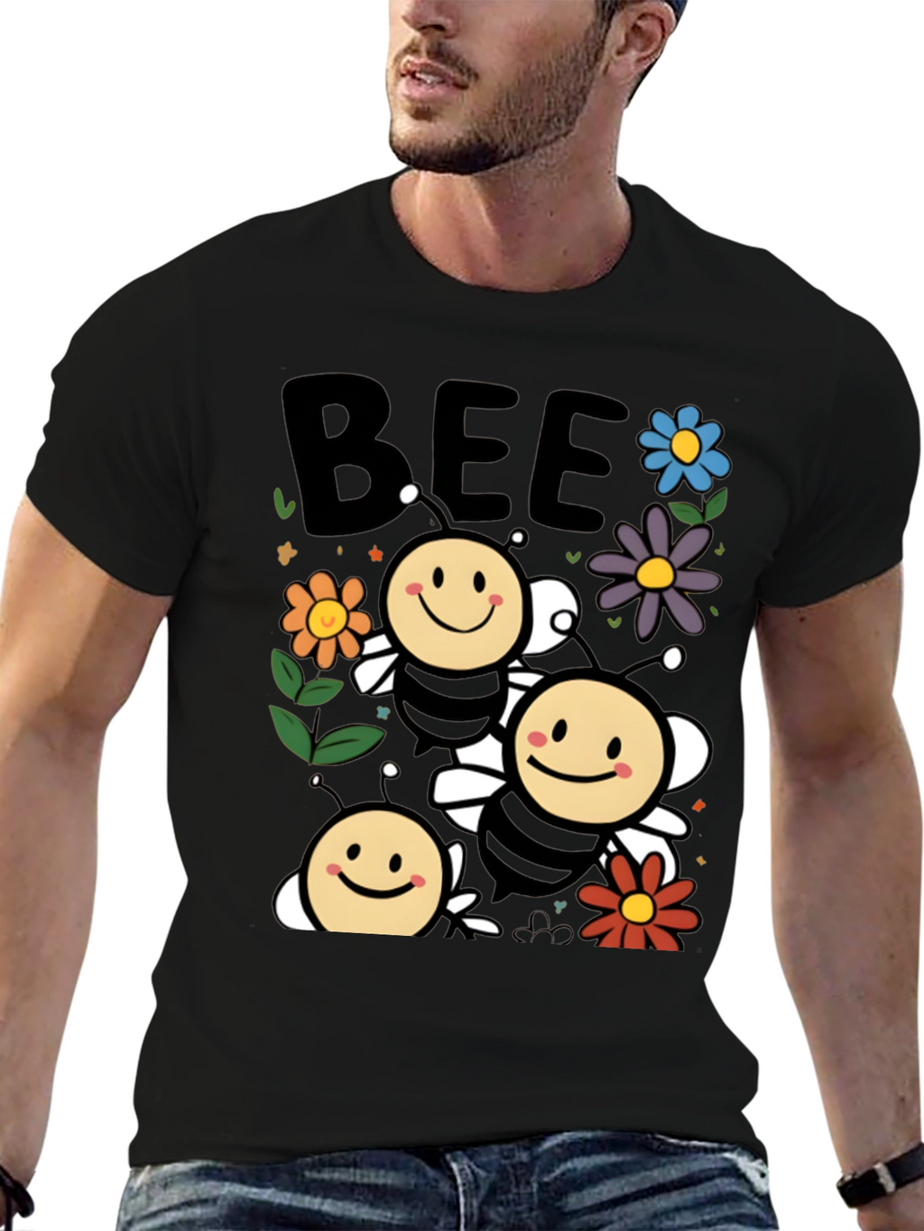 Cute Bee Graphic Tee