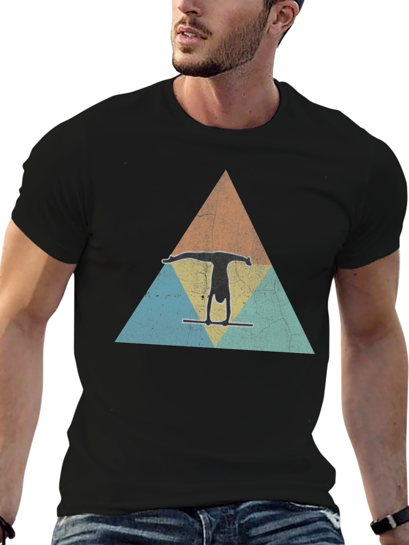 Retro Gymnastics Triangle Tee