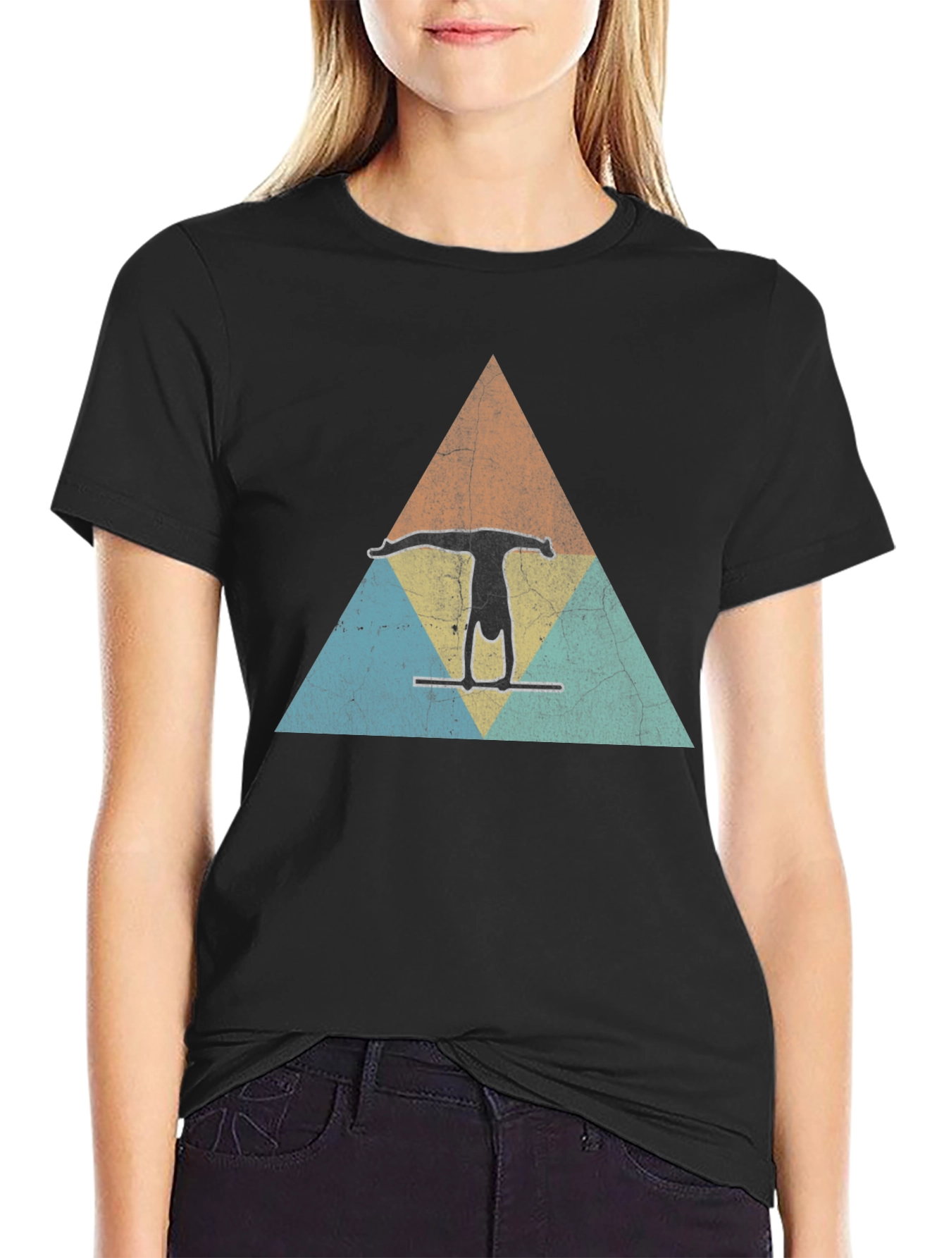 Retro Gymnastics Triangle Tee