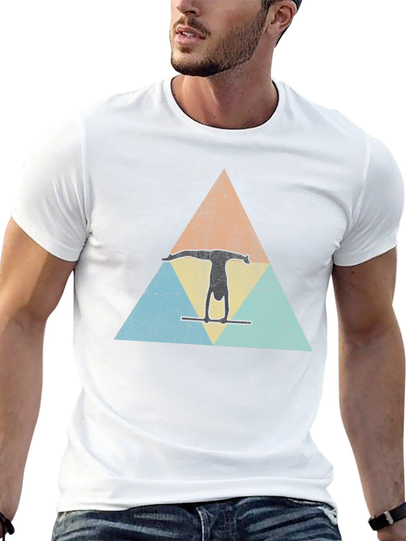 Retro Gymnastics Triangle Tee