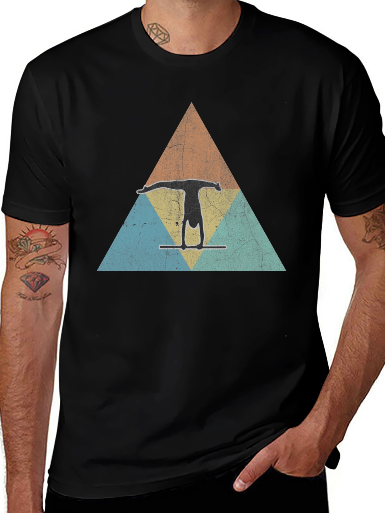 Retro Gymnastics Triangle Tee