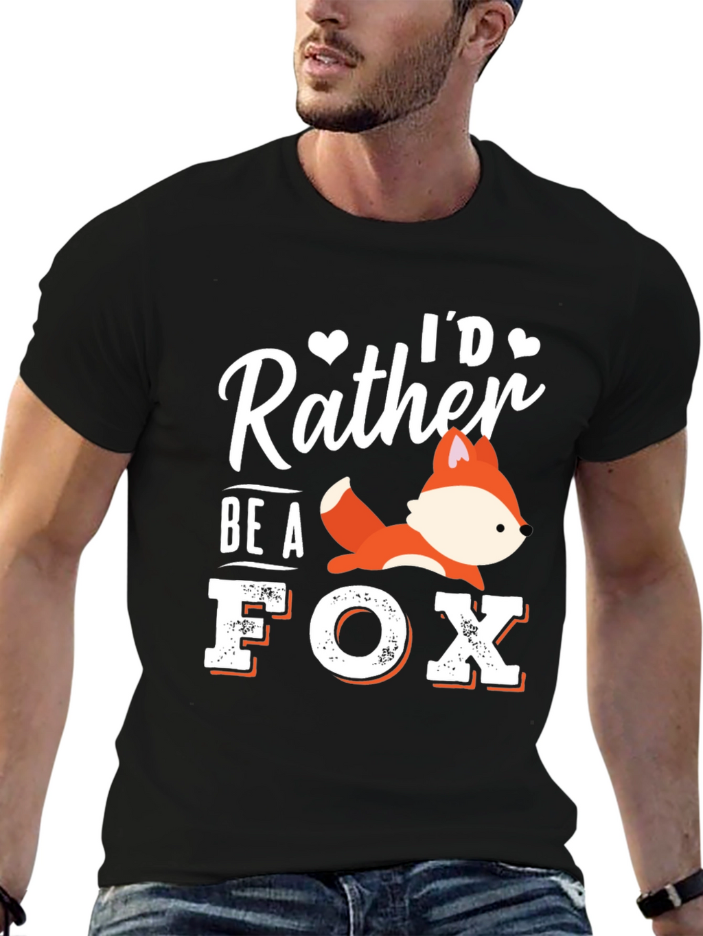Id Rather Be a Fox Graphic T-Shirt