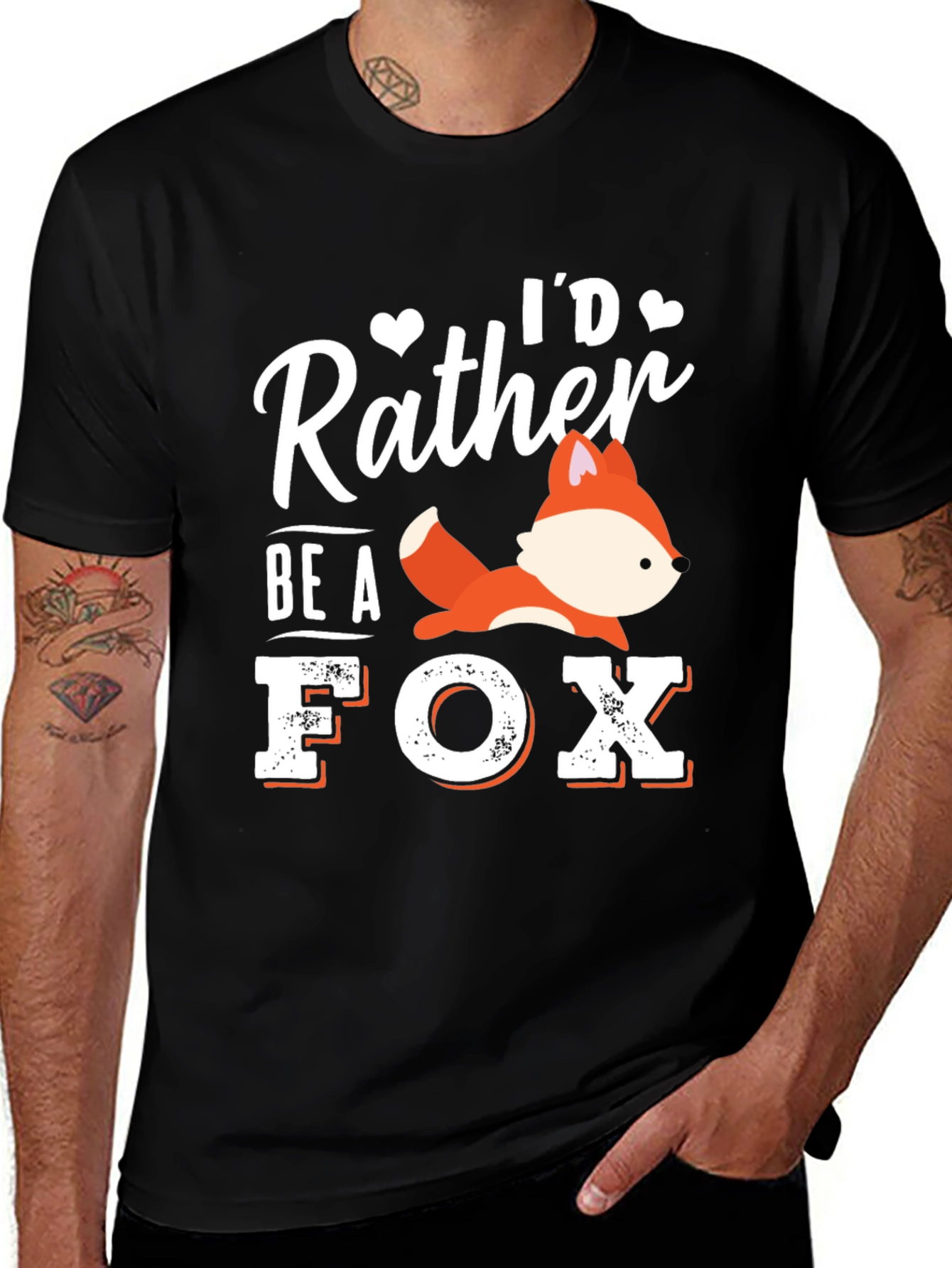 Id Rather Be a Fox Graphic T-Shirt