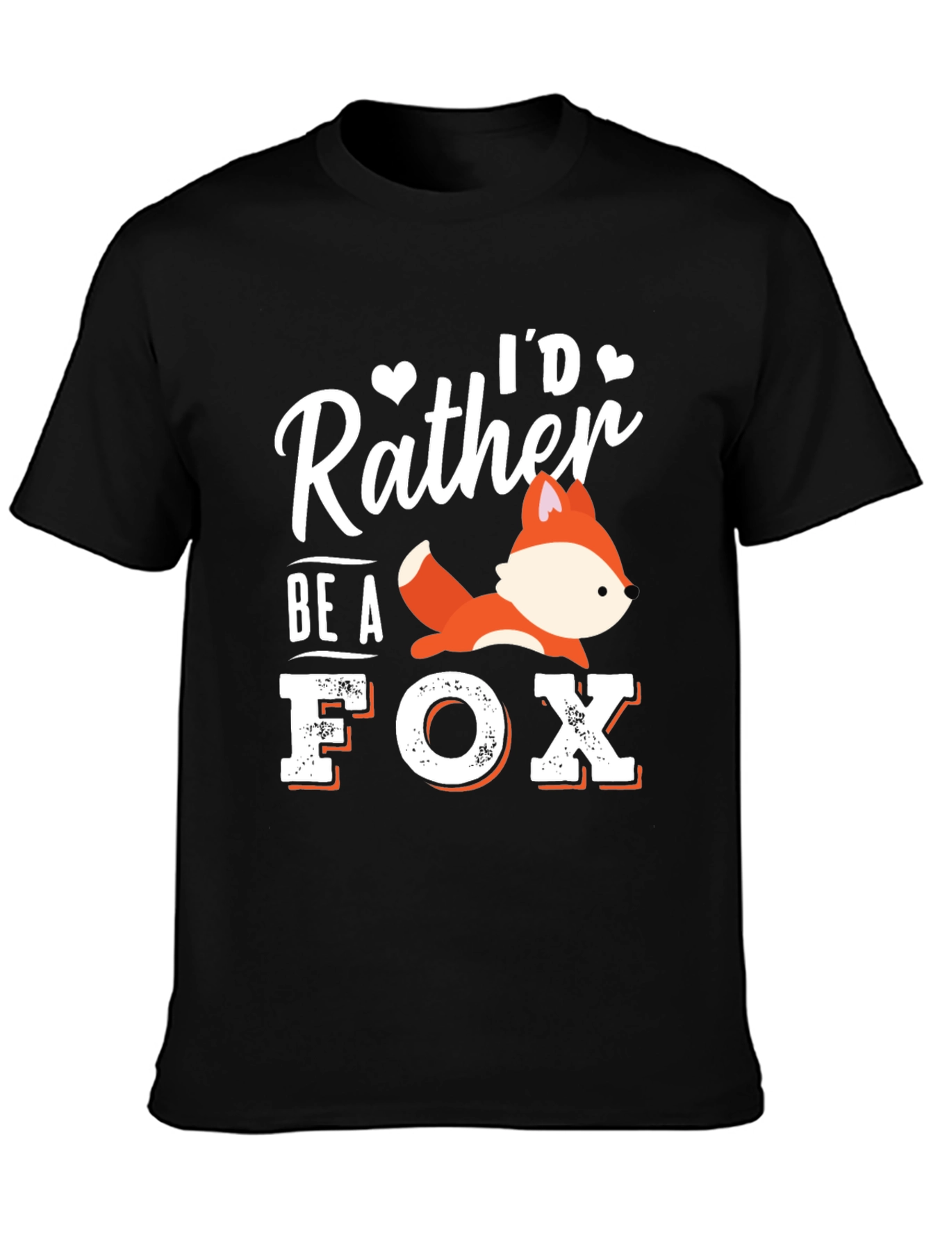 Id Rather Be a Fox Graphic T-Shirt