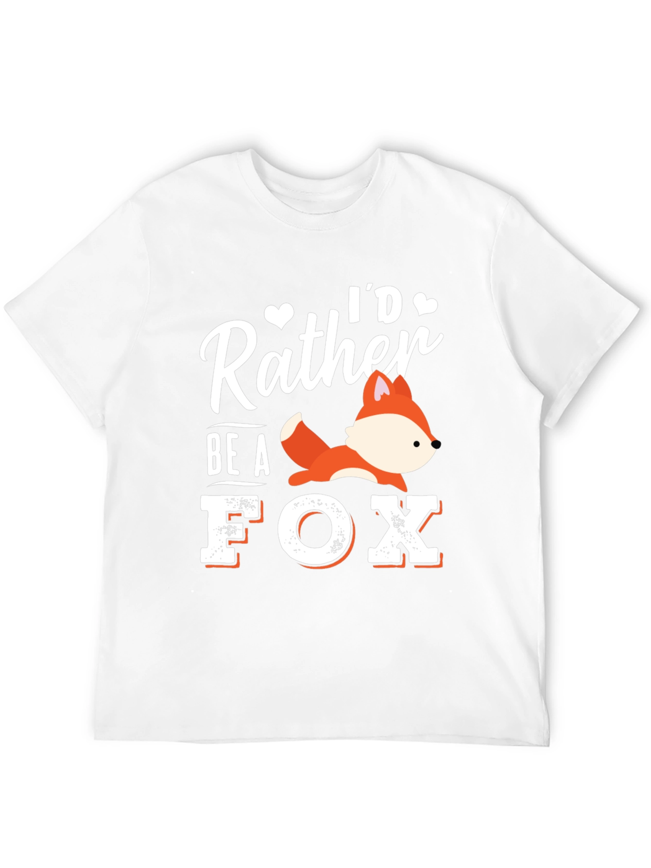 Id Rather Be a Fox Graphic T-Shirt