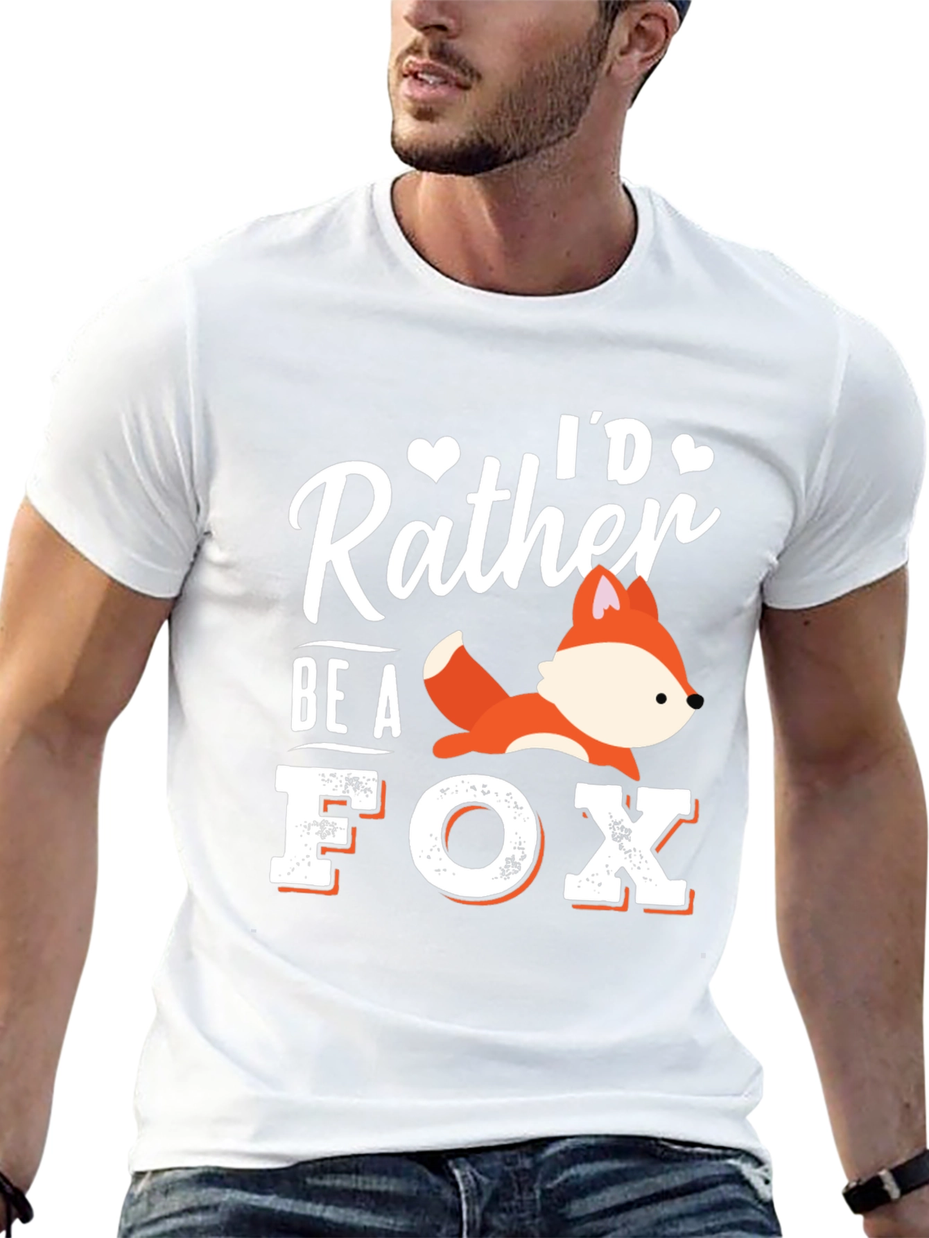 Id Rather Be a Fox Graphic T-Shirt
