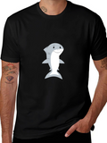 Shark Graphic Print T-Shirt