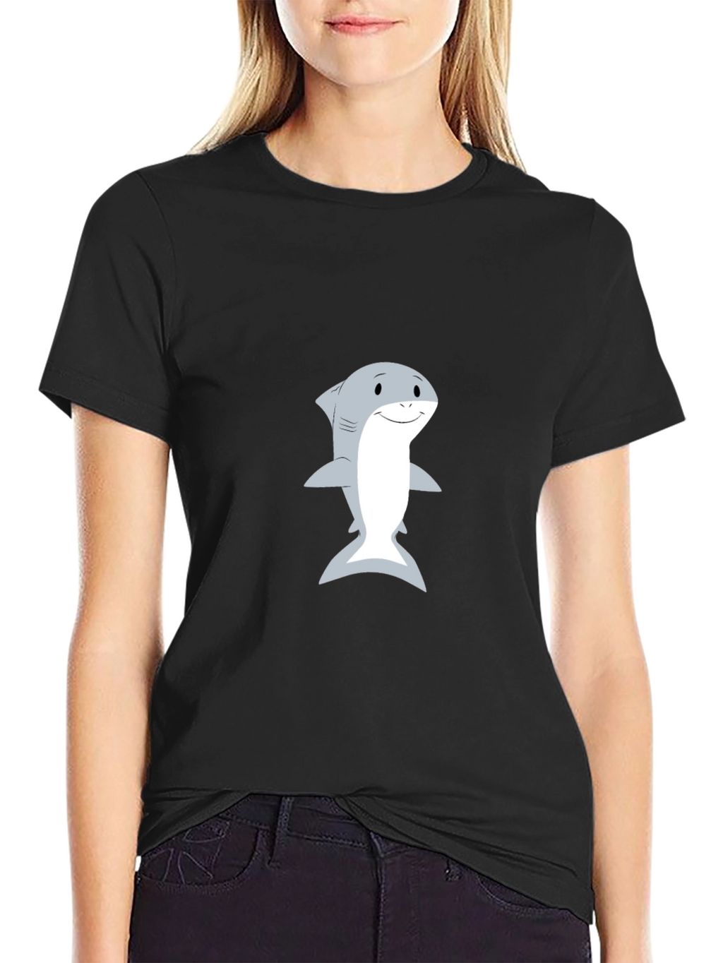 Shark Graphic Print T-Shirt