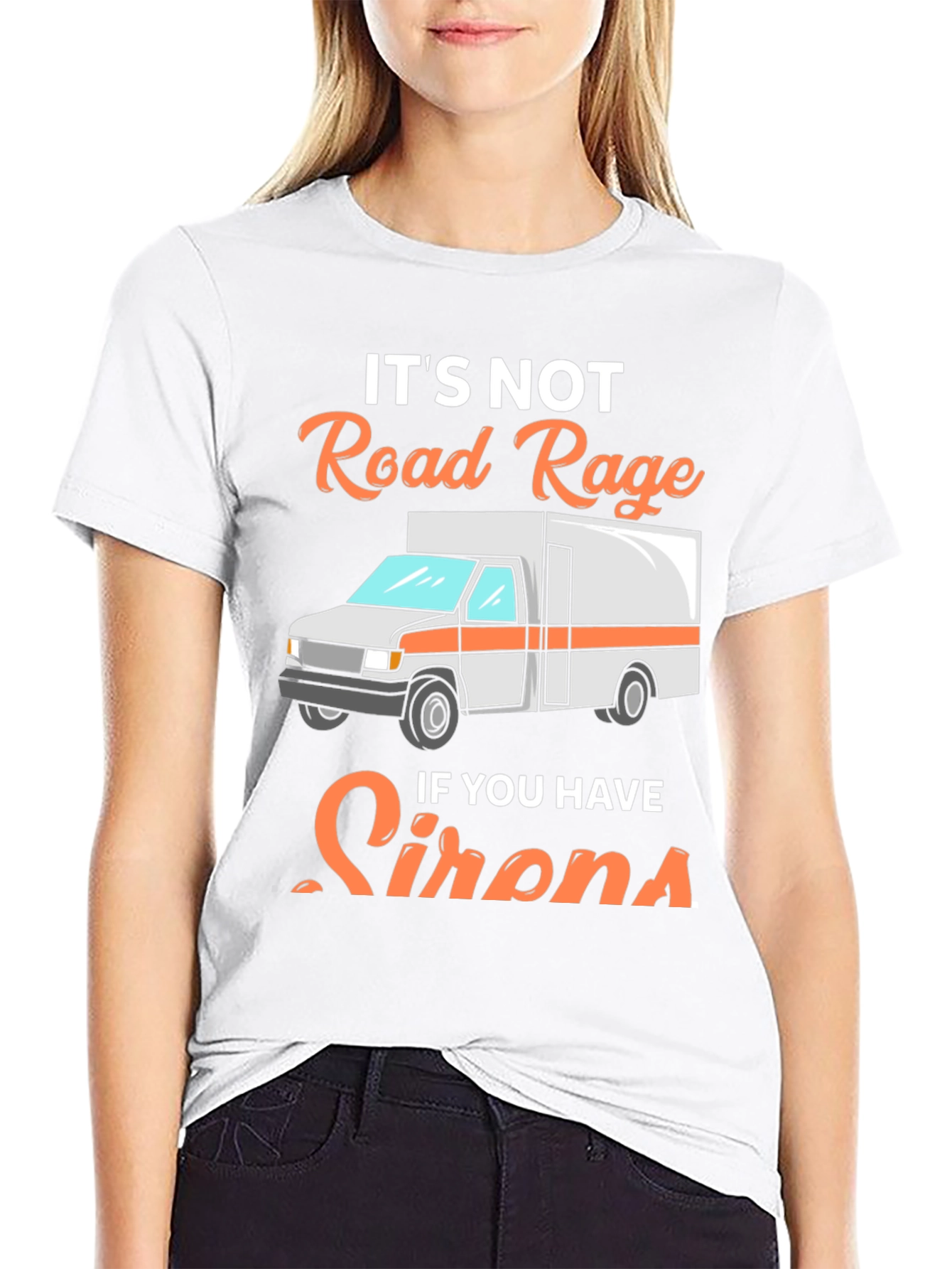 Road Rage Sirens T-Shirt - Funny EMS Tee