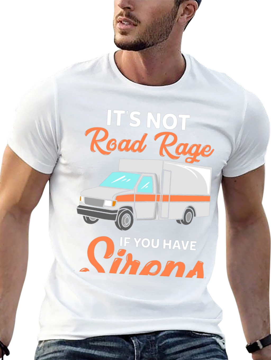Road Rage Sirens T-Shirt - Funny EMS Tee