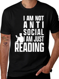 Anti-Social Reading Graphic Tee