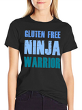 Gluten Free Ninja Warrior Novelty T-Shirt