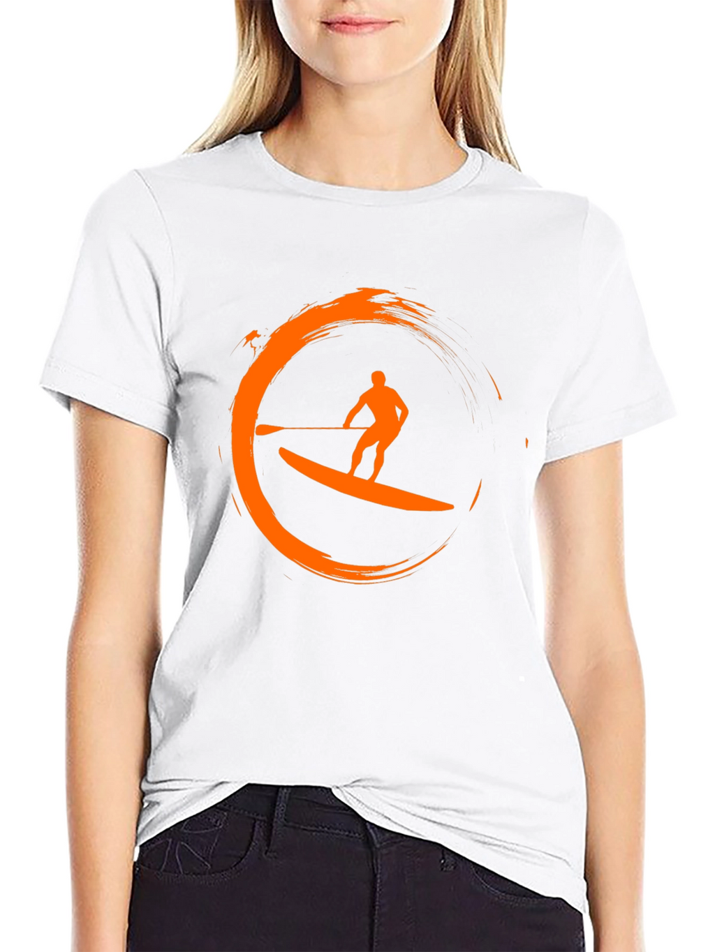 Stand Up Paddle Board T-Shirt - Surfing Design