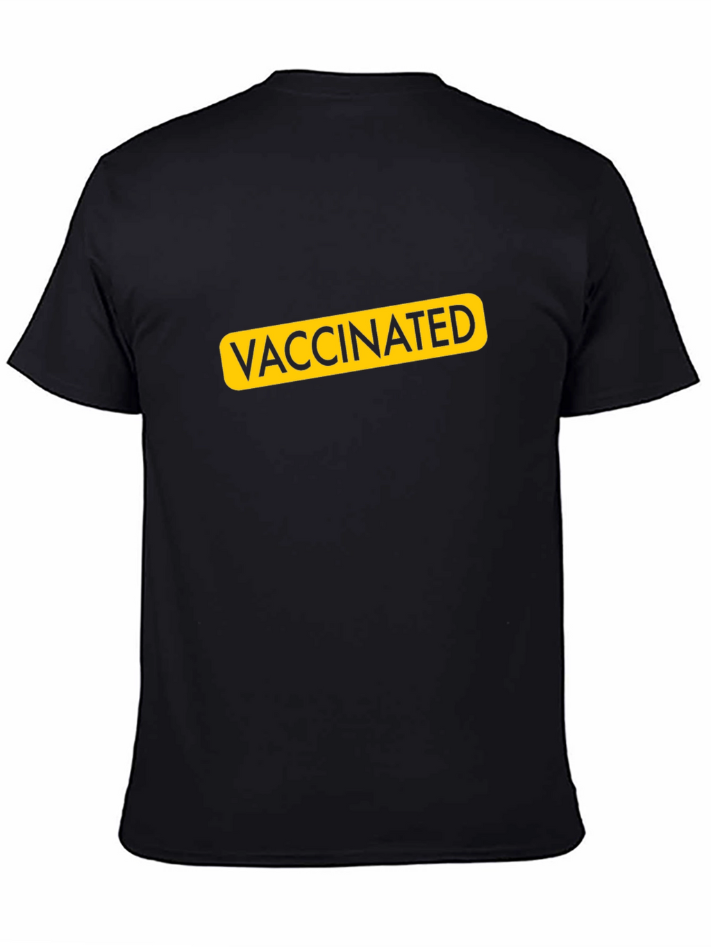 Vaccinated Graphic Tee - Black Unisex T-Shirt