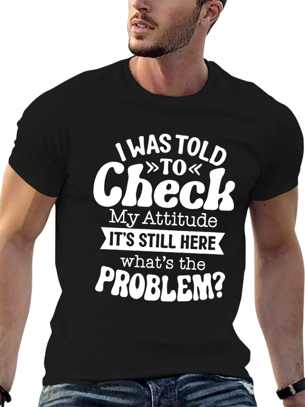 Funny Attitude Check T-Shirt