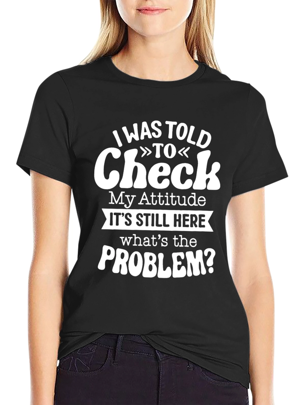 Funny Attitude Check T-Shirt