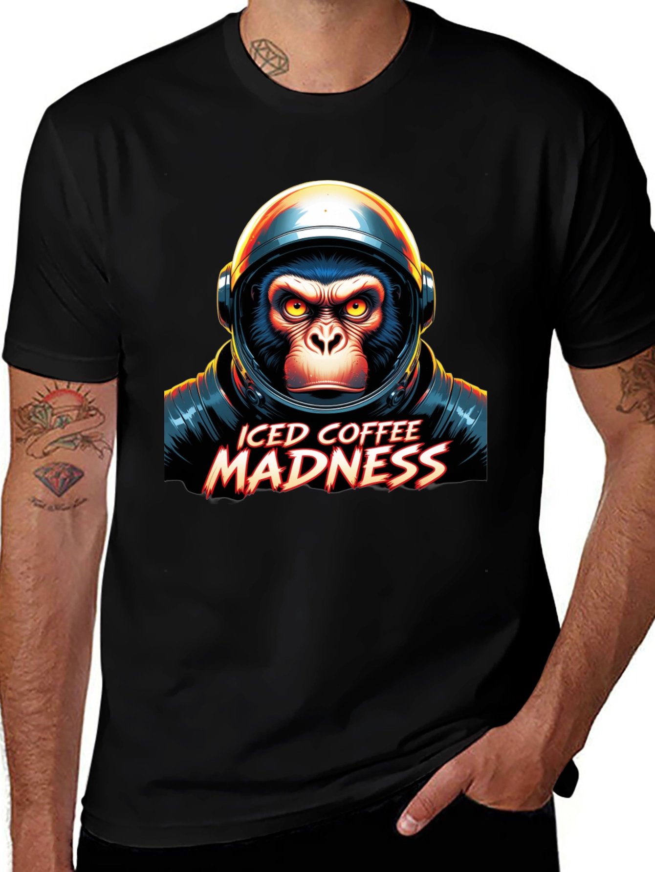 Iced Coffee Madness Graphic Tee