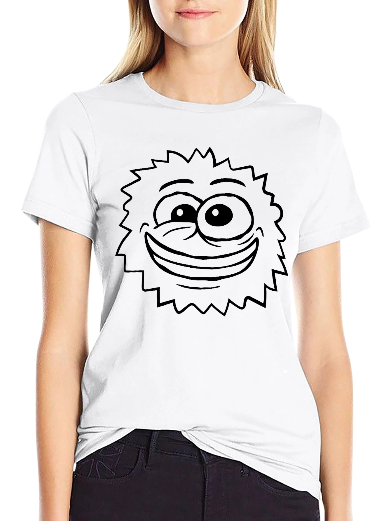 Funky Face Graphic T-Shirt