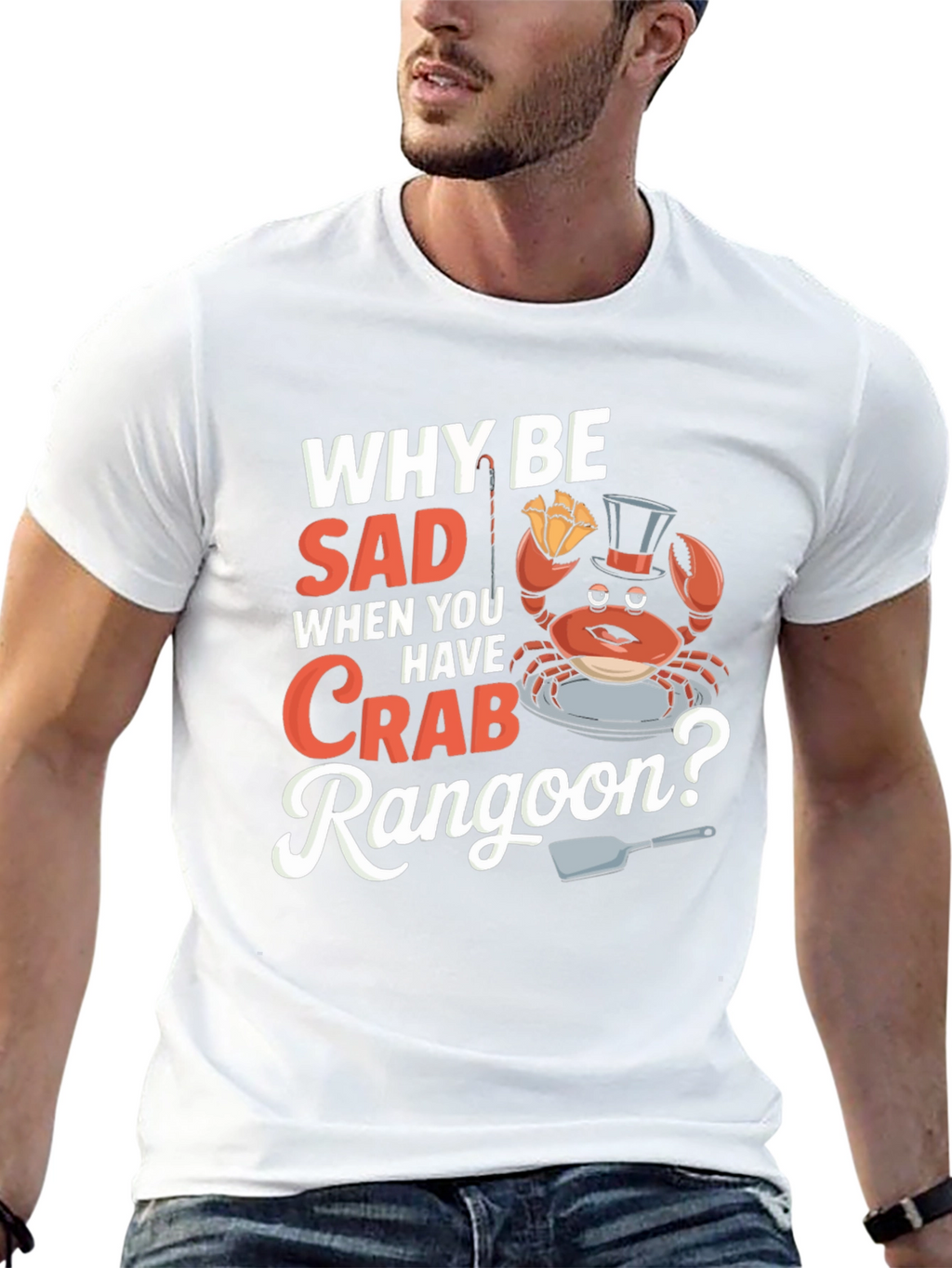 Funny Crab Rangoon T-Shirt - Foodie Tee